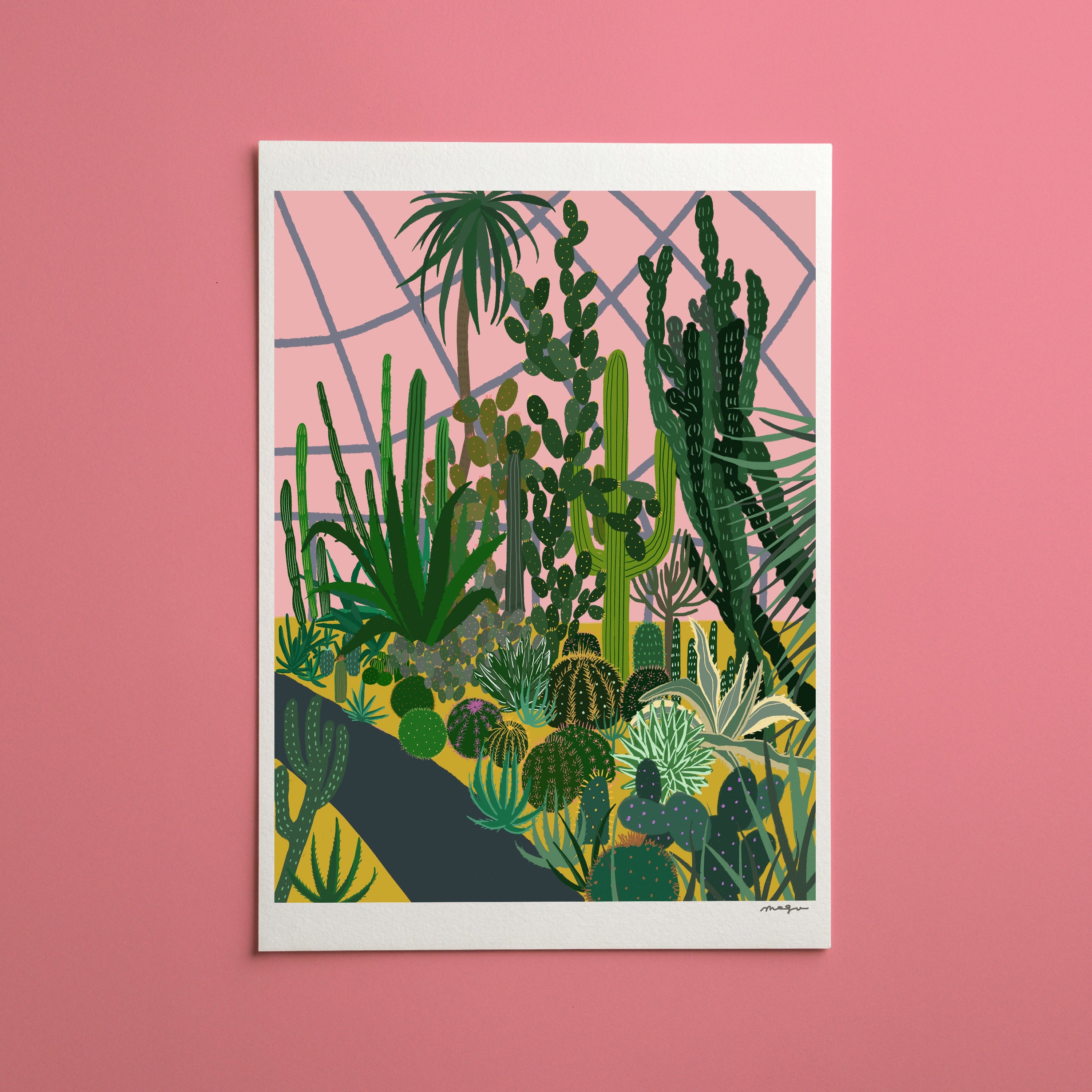 BRONX BOTANICAL GARDEN ART/Botanical garden NYC art print – PINKY