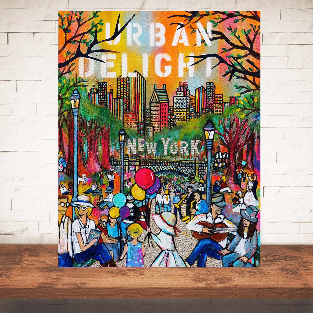 Urban delight /Central park New York