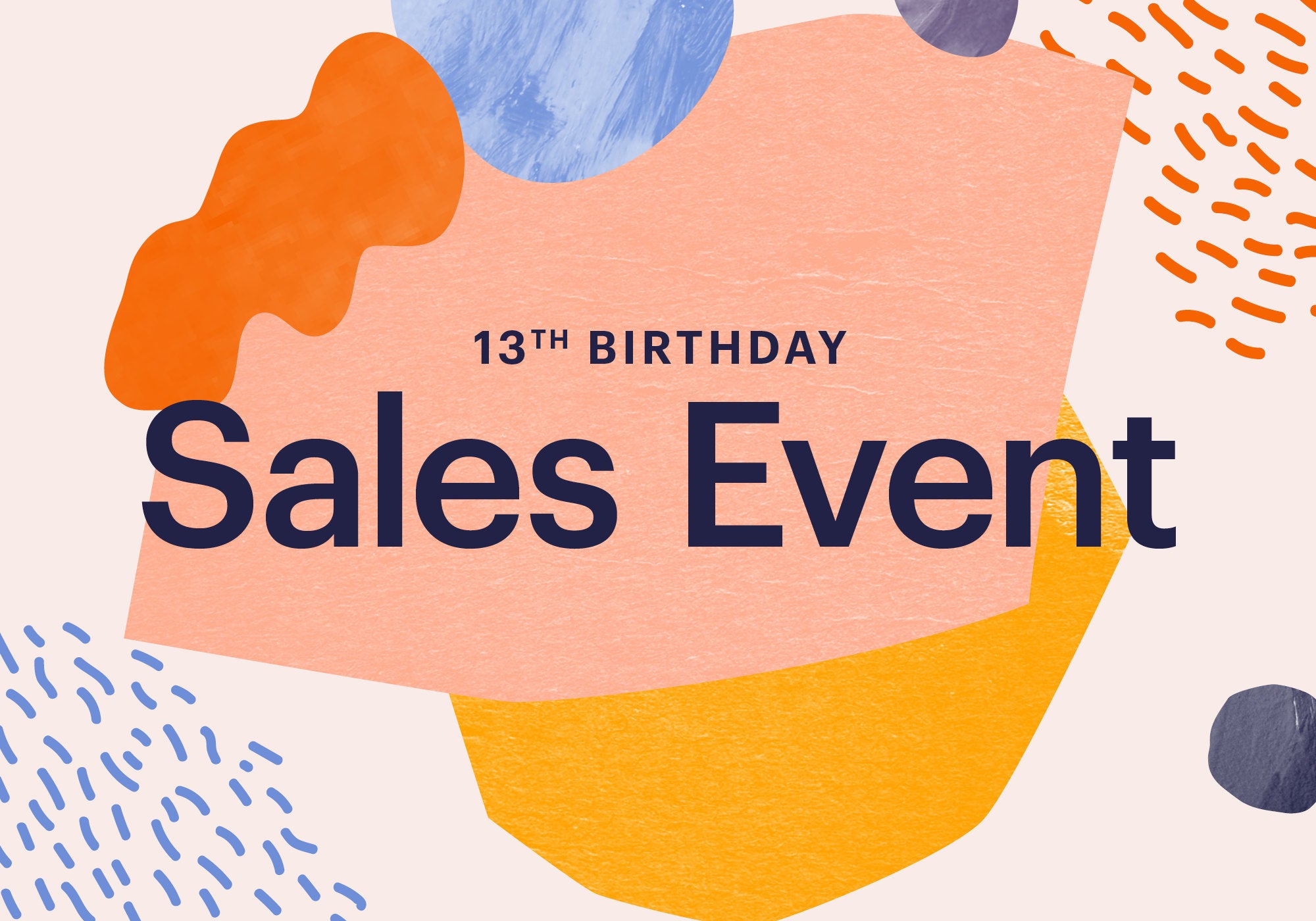 ETSY 13th Birthday SALES EVENT