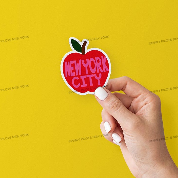 Big apple NYC sticker