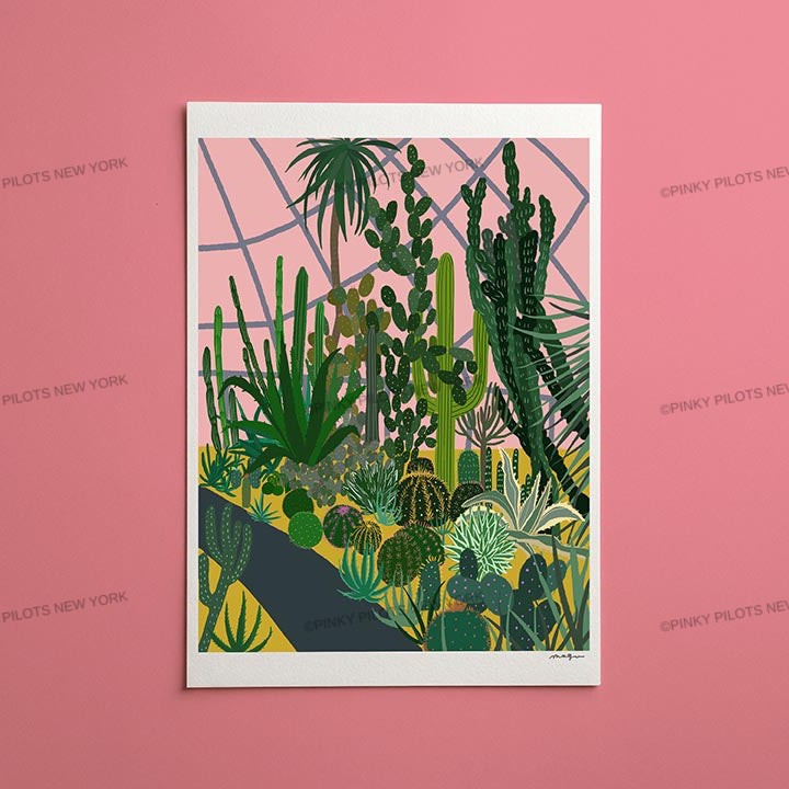 BRONX BOTANICAL GARDEN ART/Botanical garden NYC art print