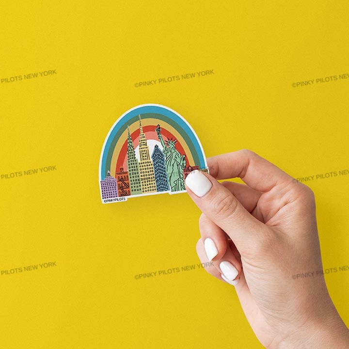 RAINBOW NYC STICKER