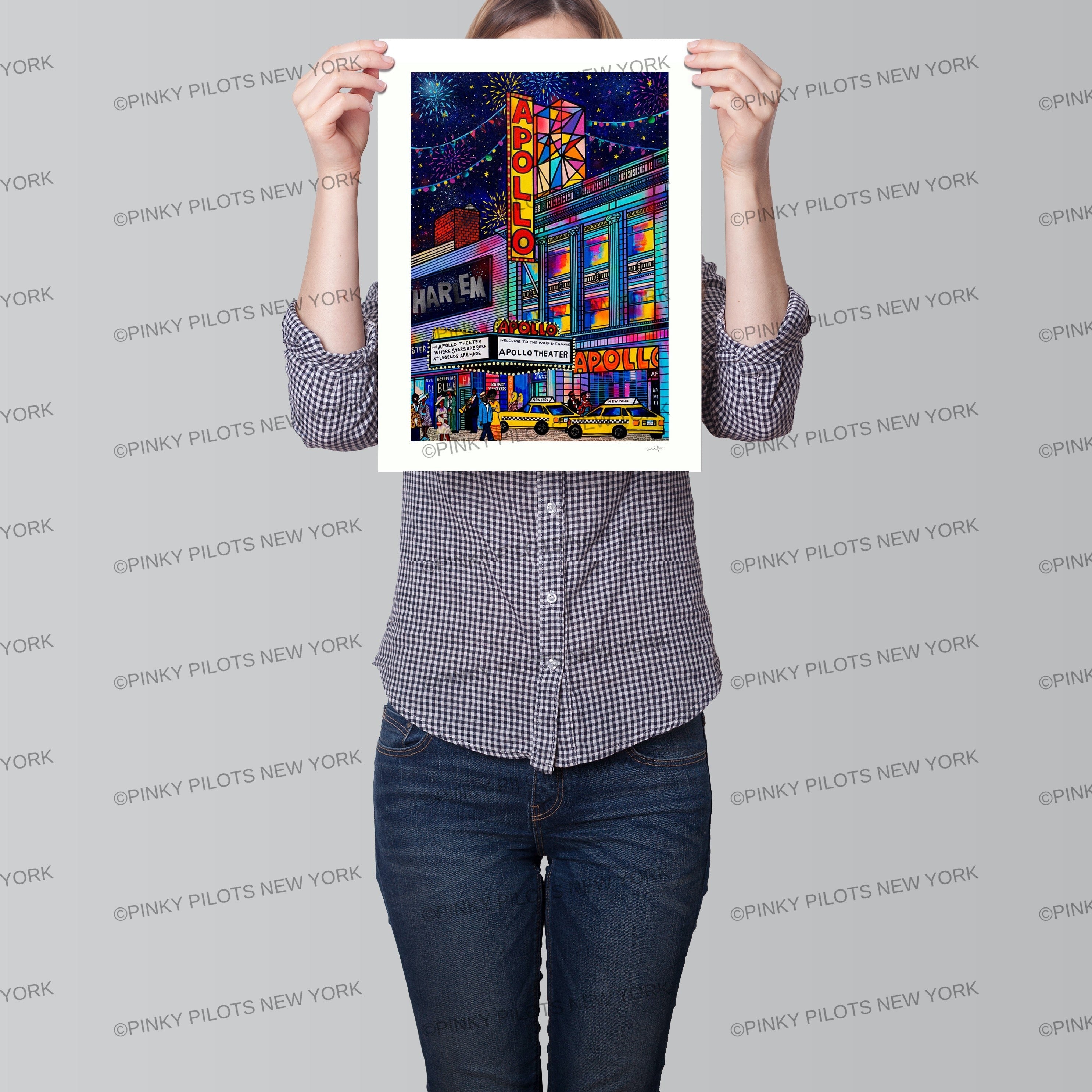 Apollo Theater Night Harlem-New York Art