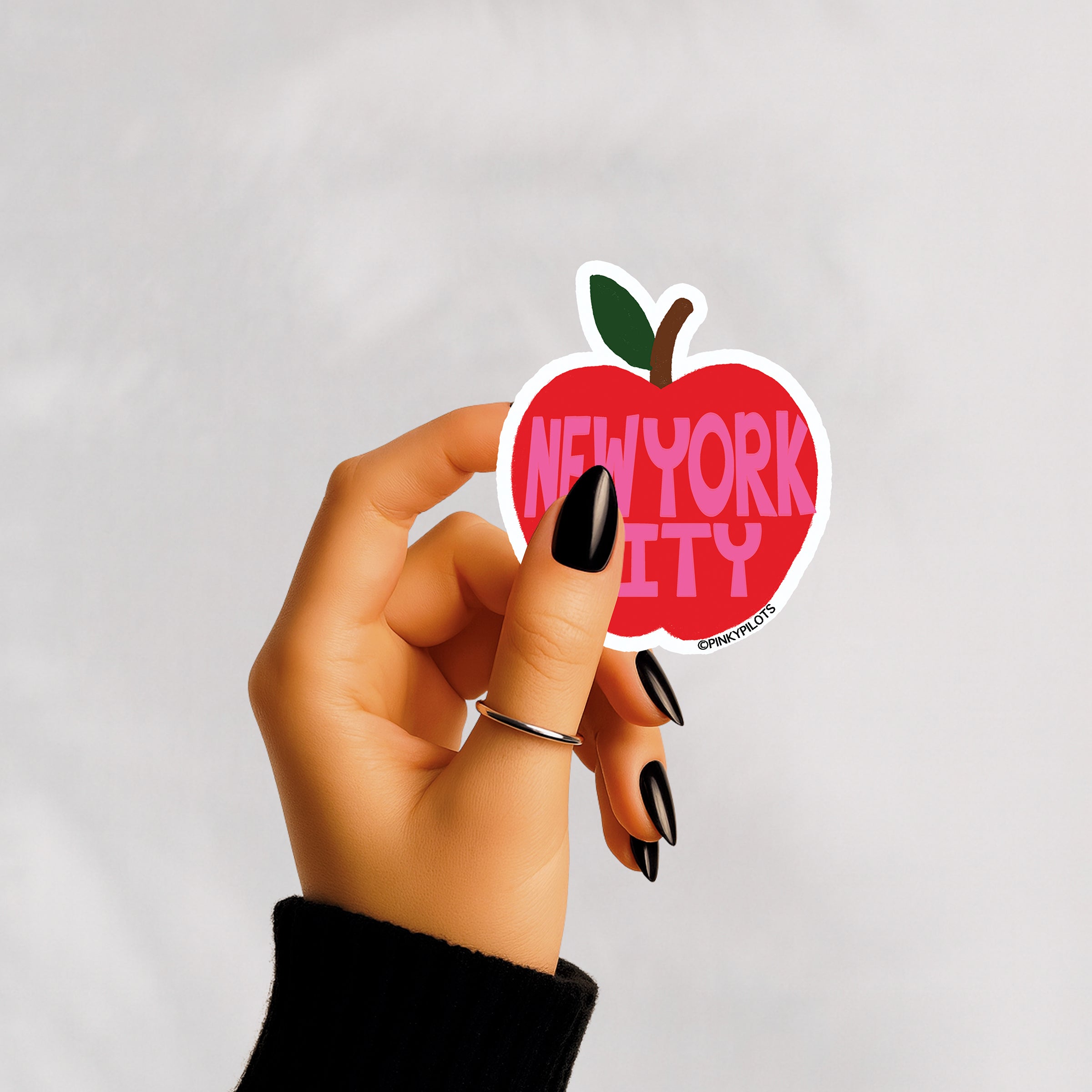 Big apple NYC sticker