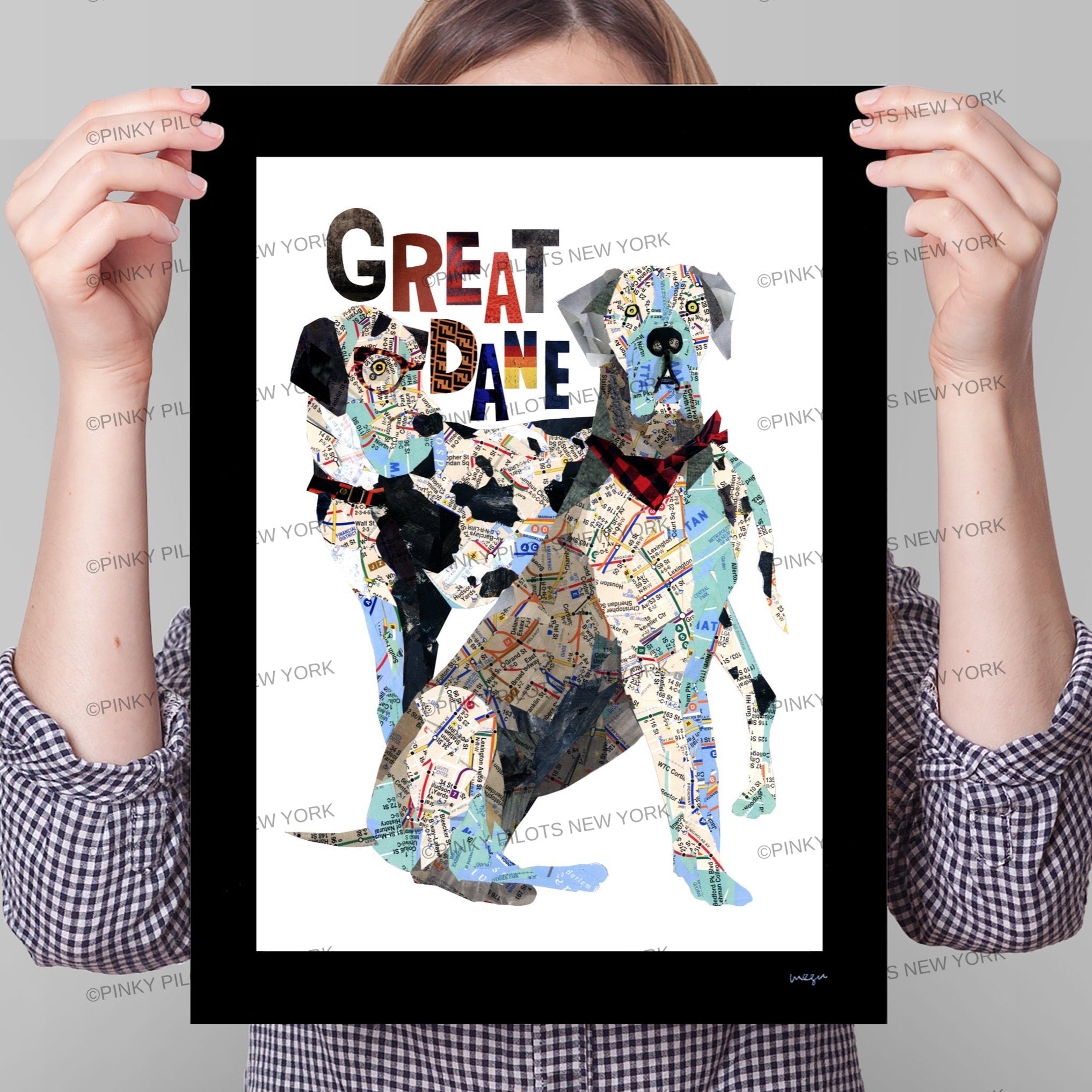 Map Dog "GREAT DANE"