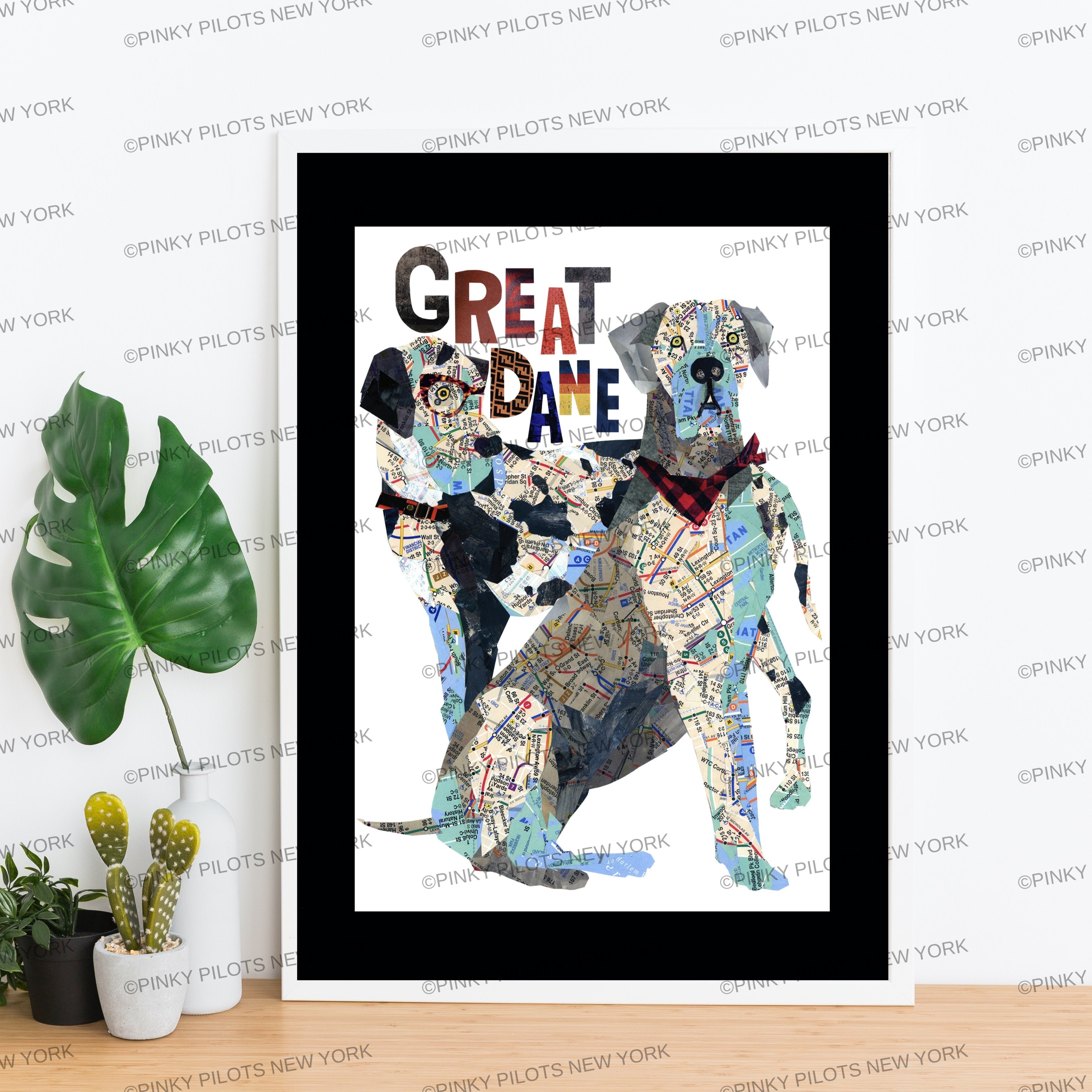 Map Dog "GREAT DANE"