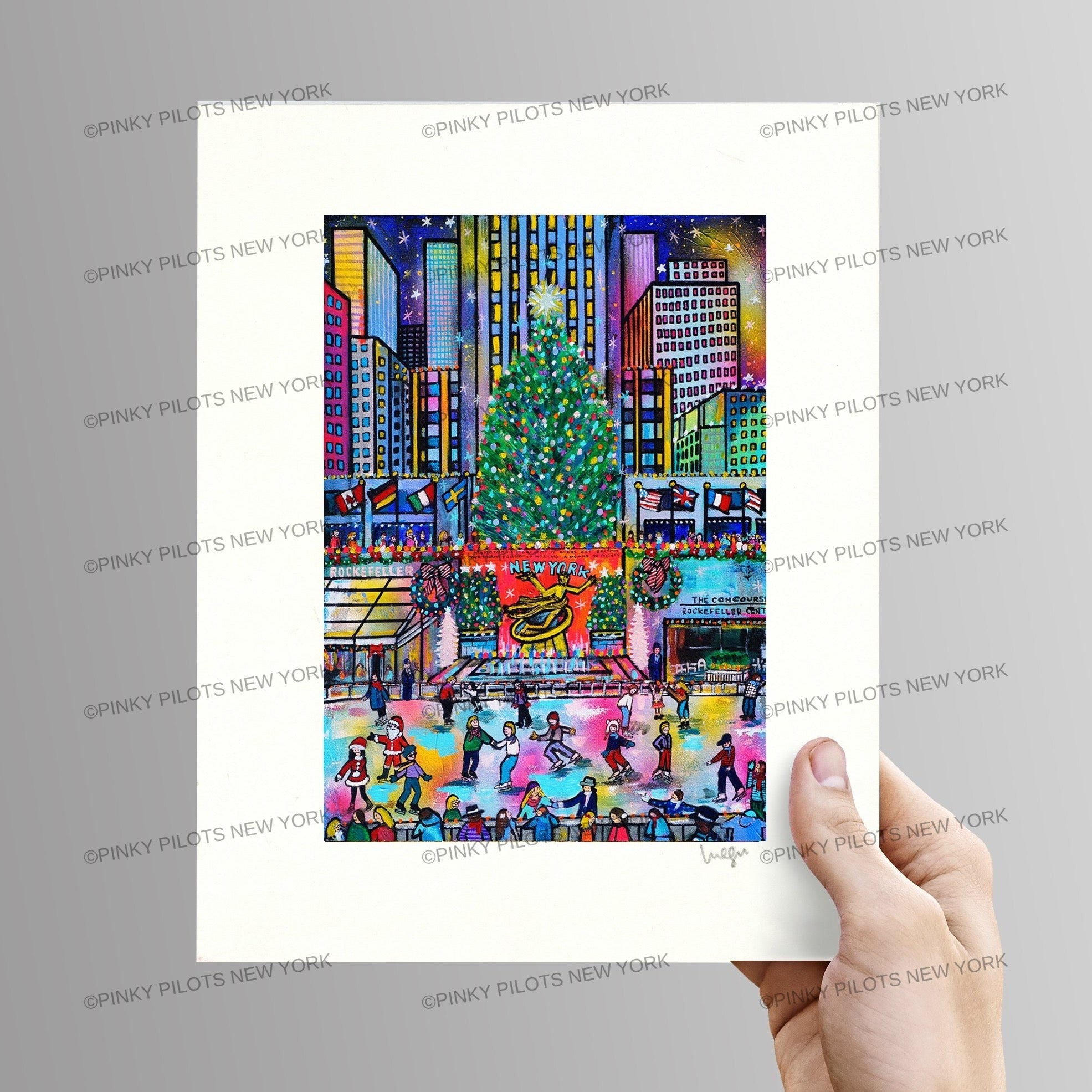 Merry and Bright NYC /Rockefeller center New York