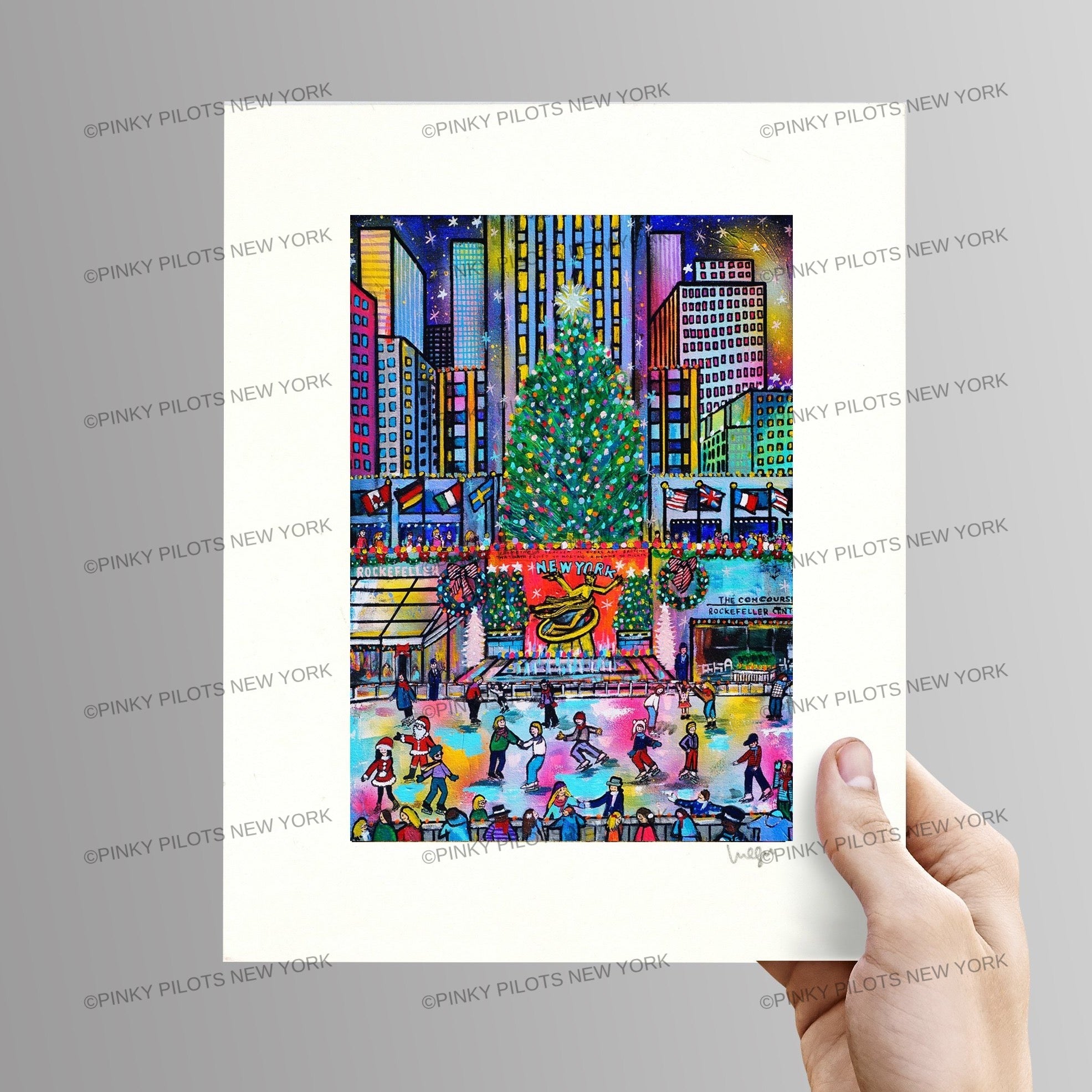 Merry and Bright NYC /Rockefeller center New York