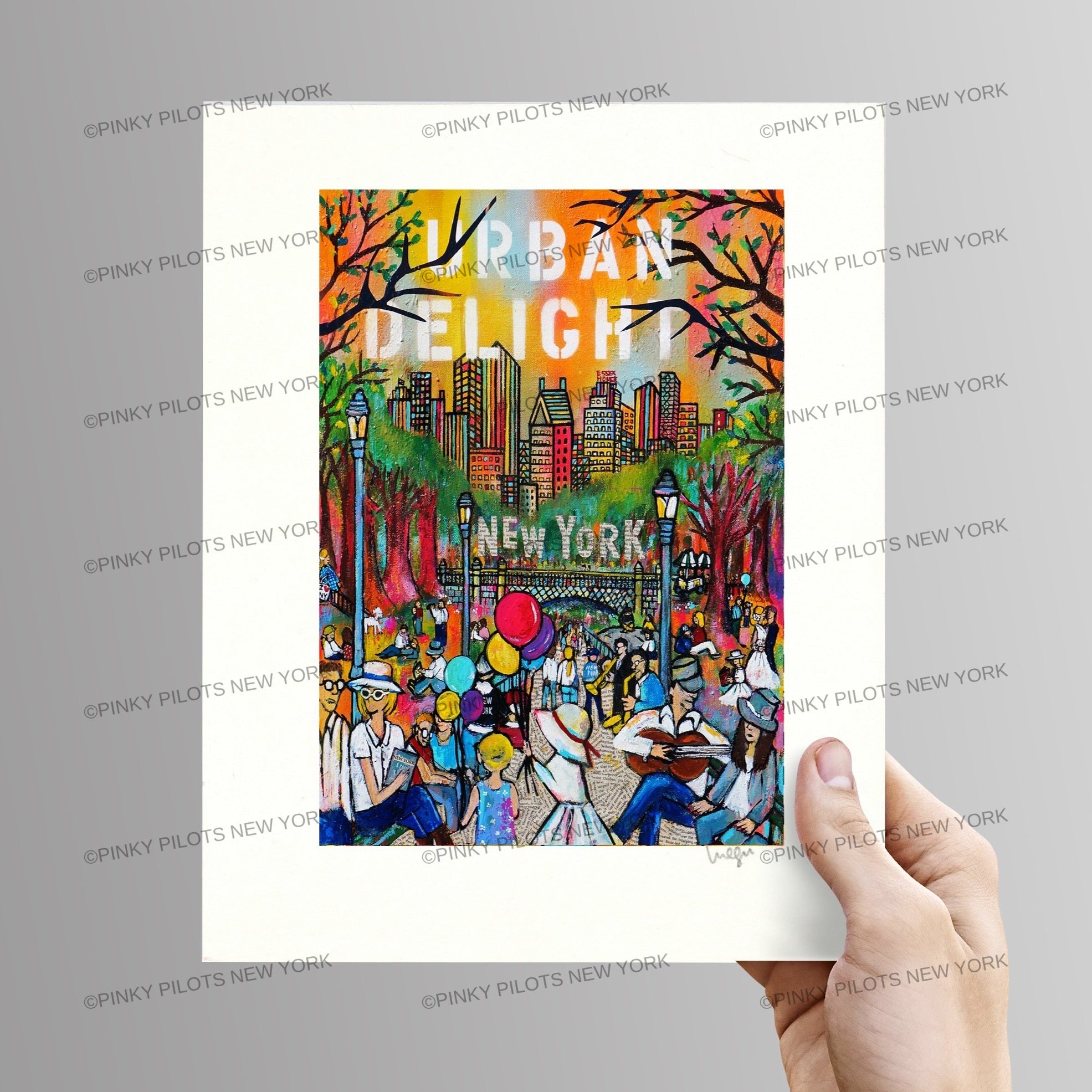 Urban delight /Central park New York