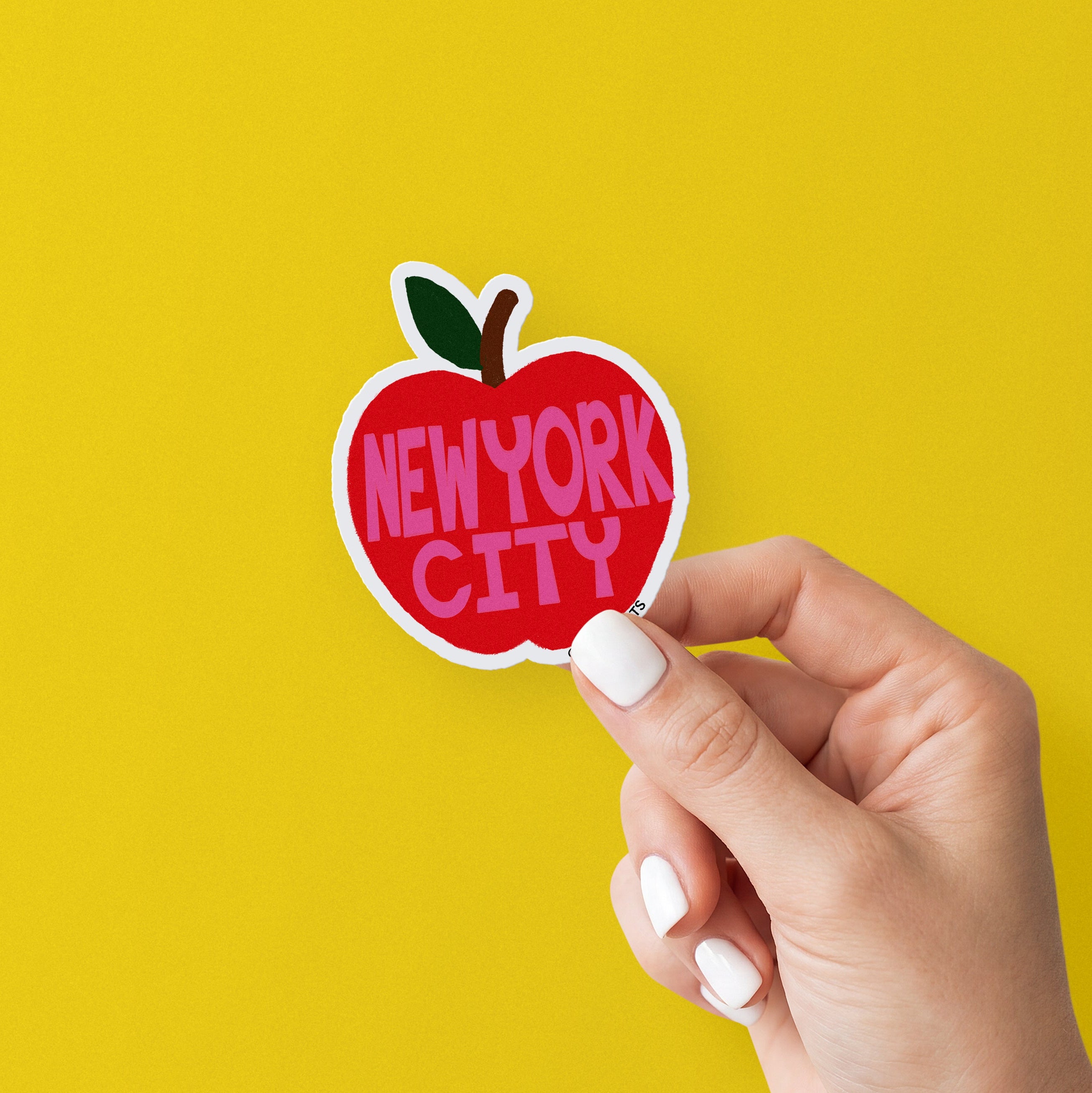 Big apple NYC sticker
