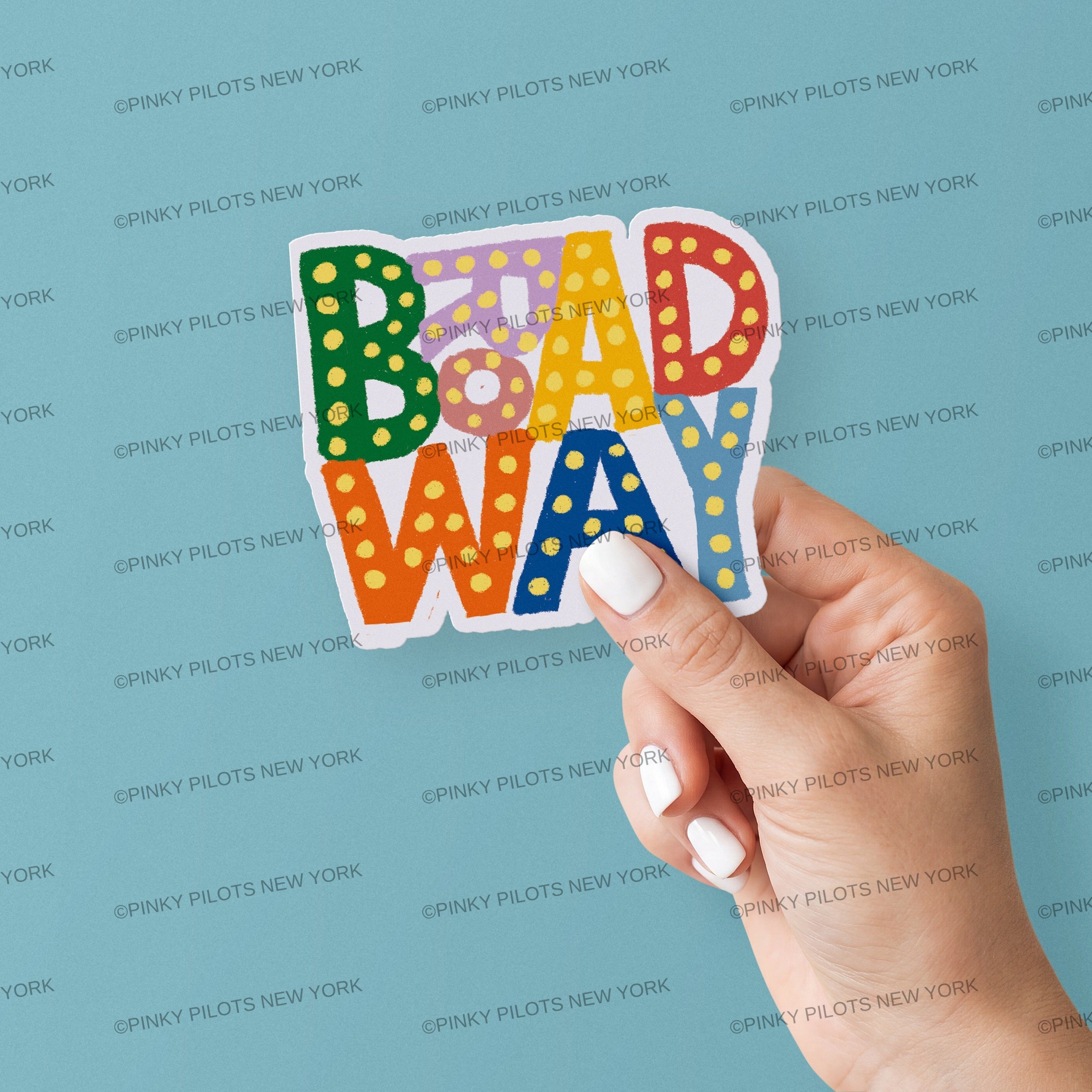 BROADWAY STICKER