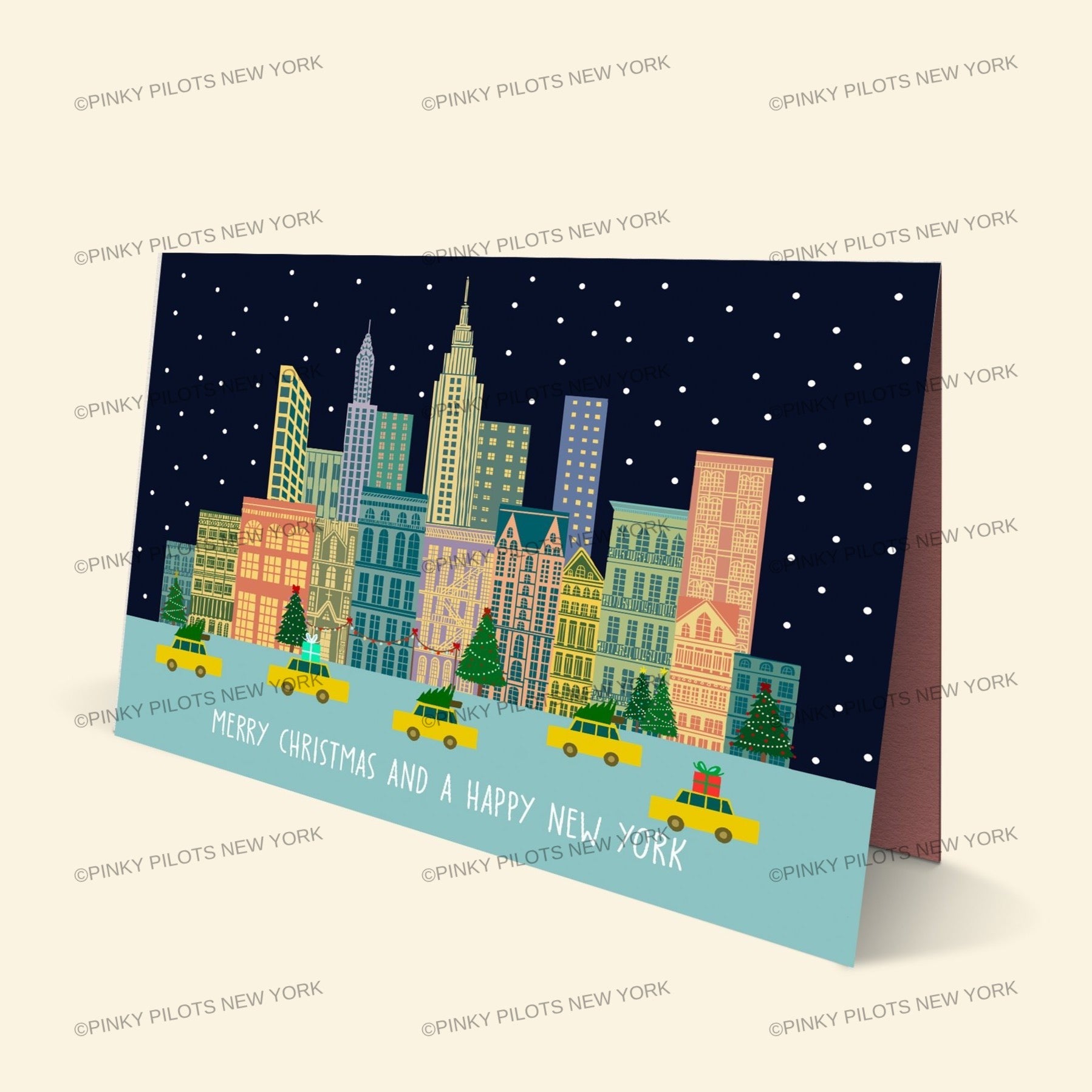 New York City Holiday card / Christmas card /New York Holiday card