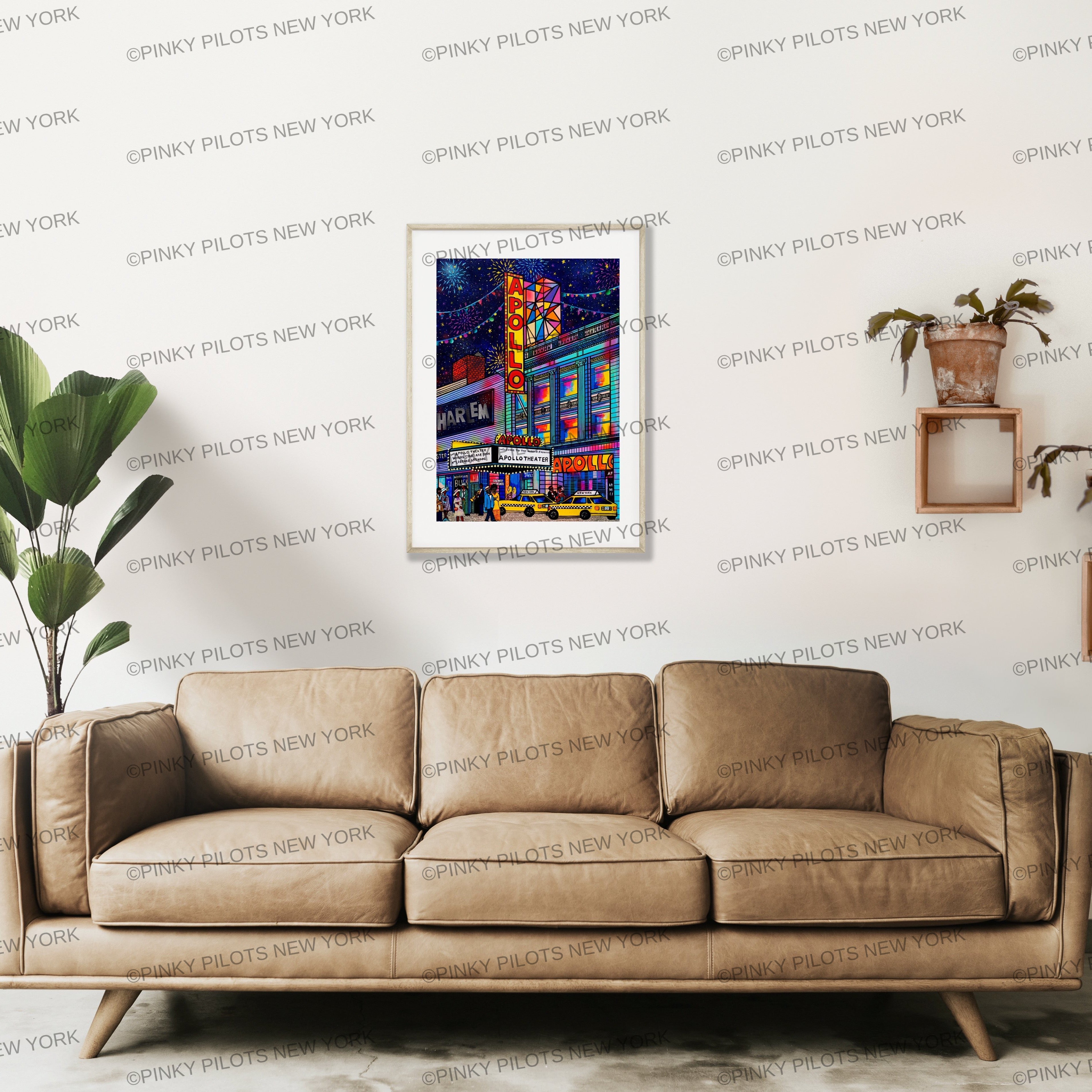 Apollo Theater Night Harlem-New York Art