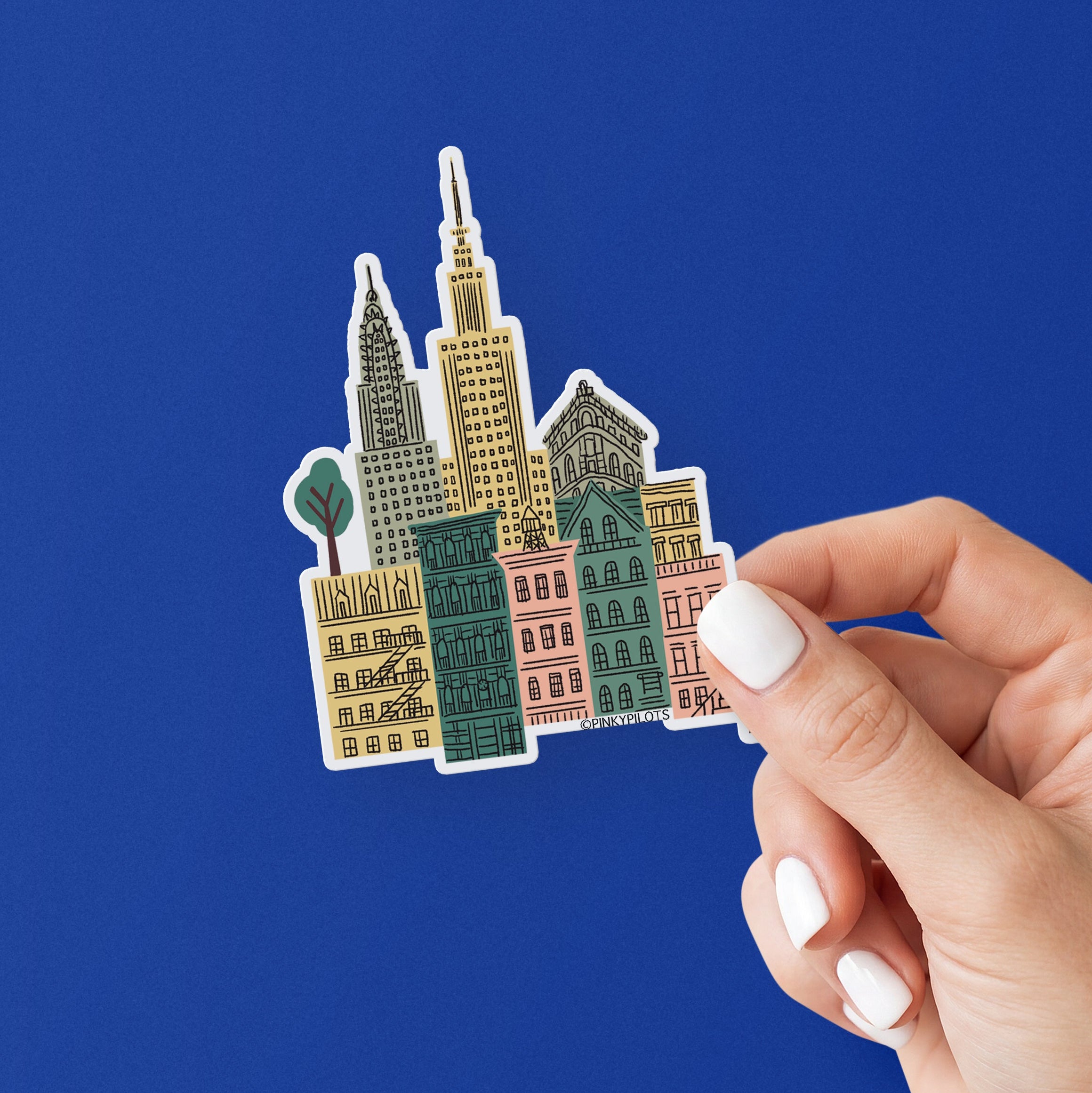 NYC ICON  6-PACK STICKERS SET  A