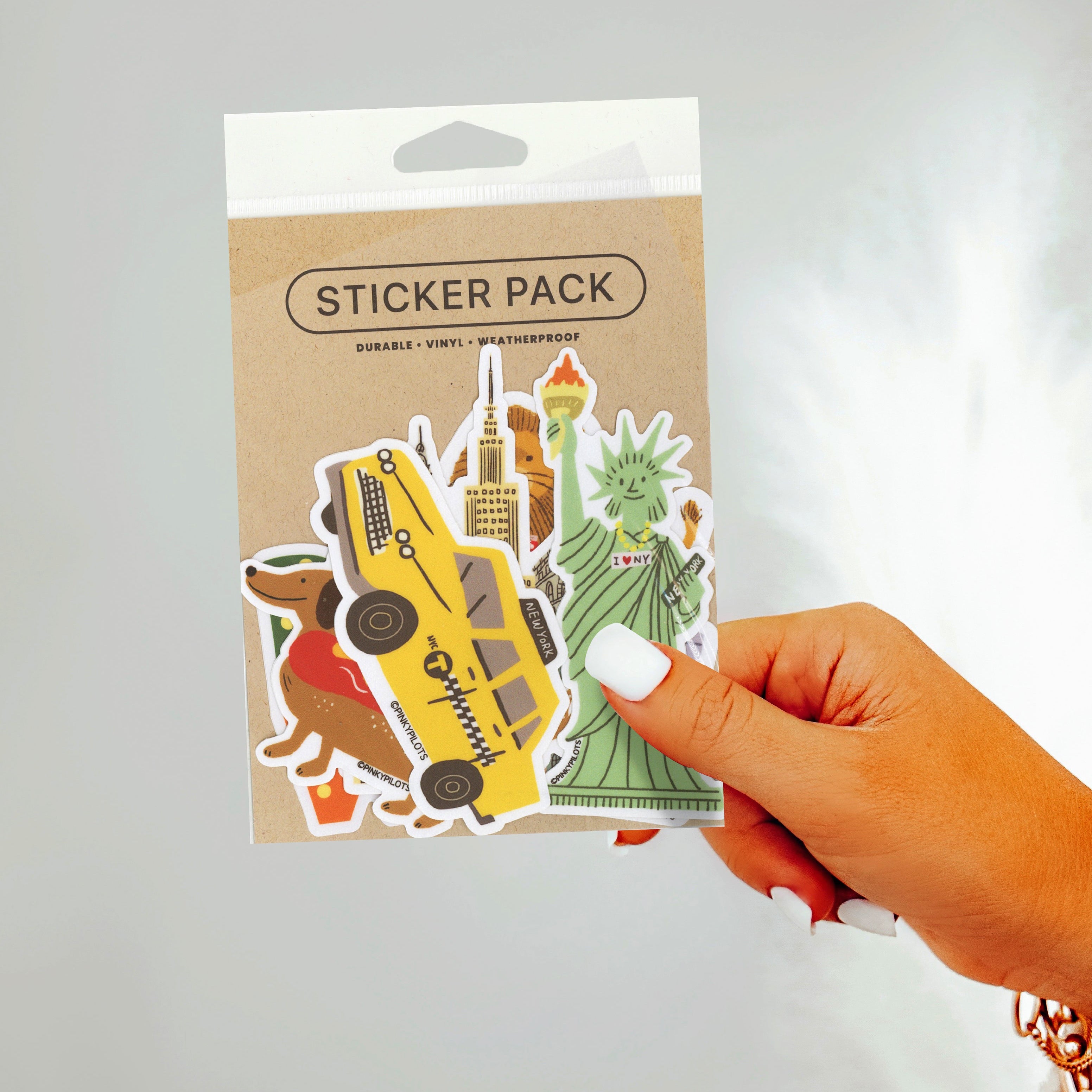 NYC ICON  6-PACK STICKERS SET  A