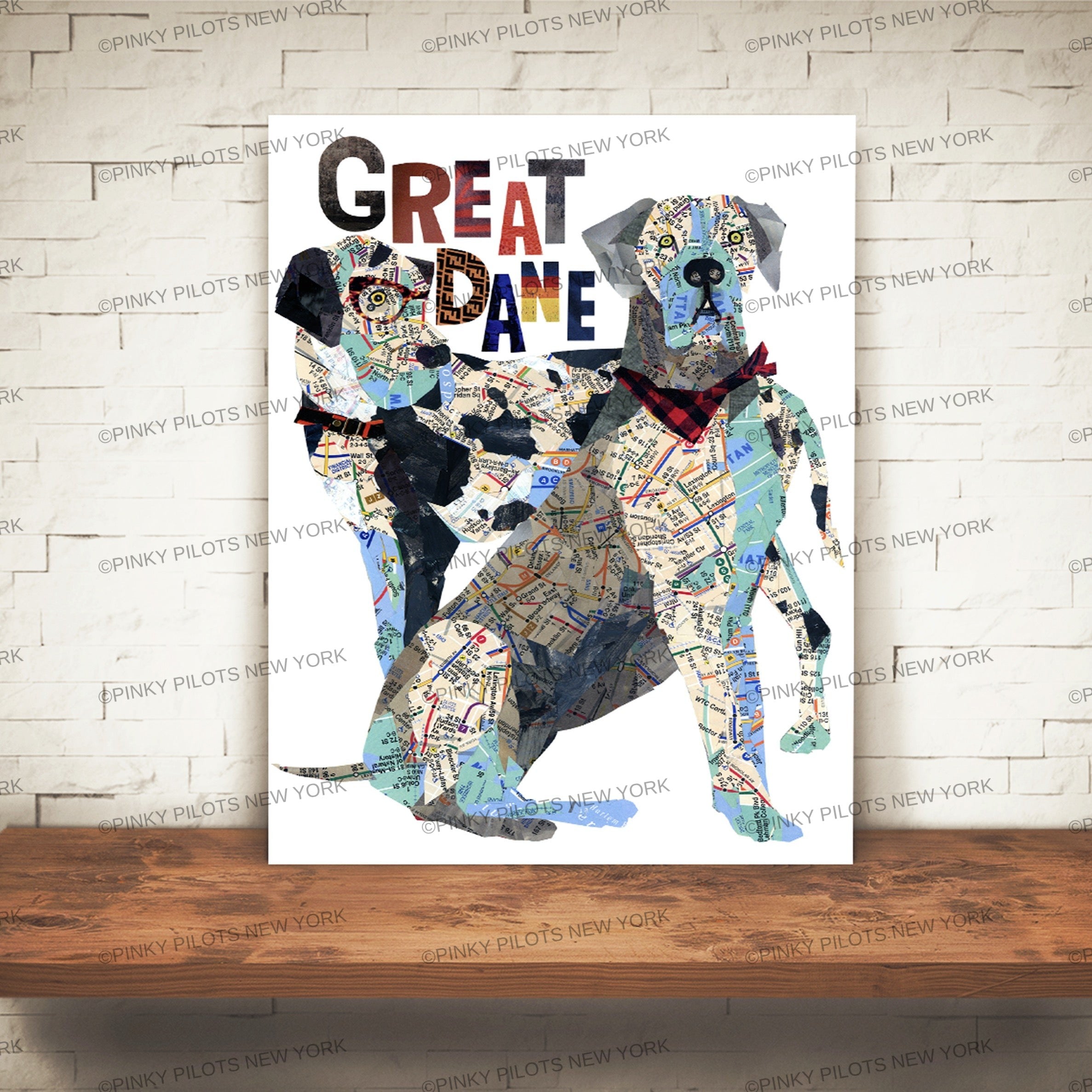 Map Dog "GREAT DANE"