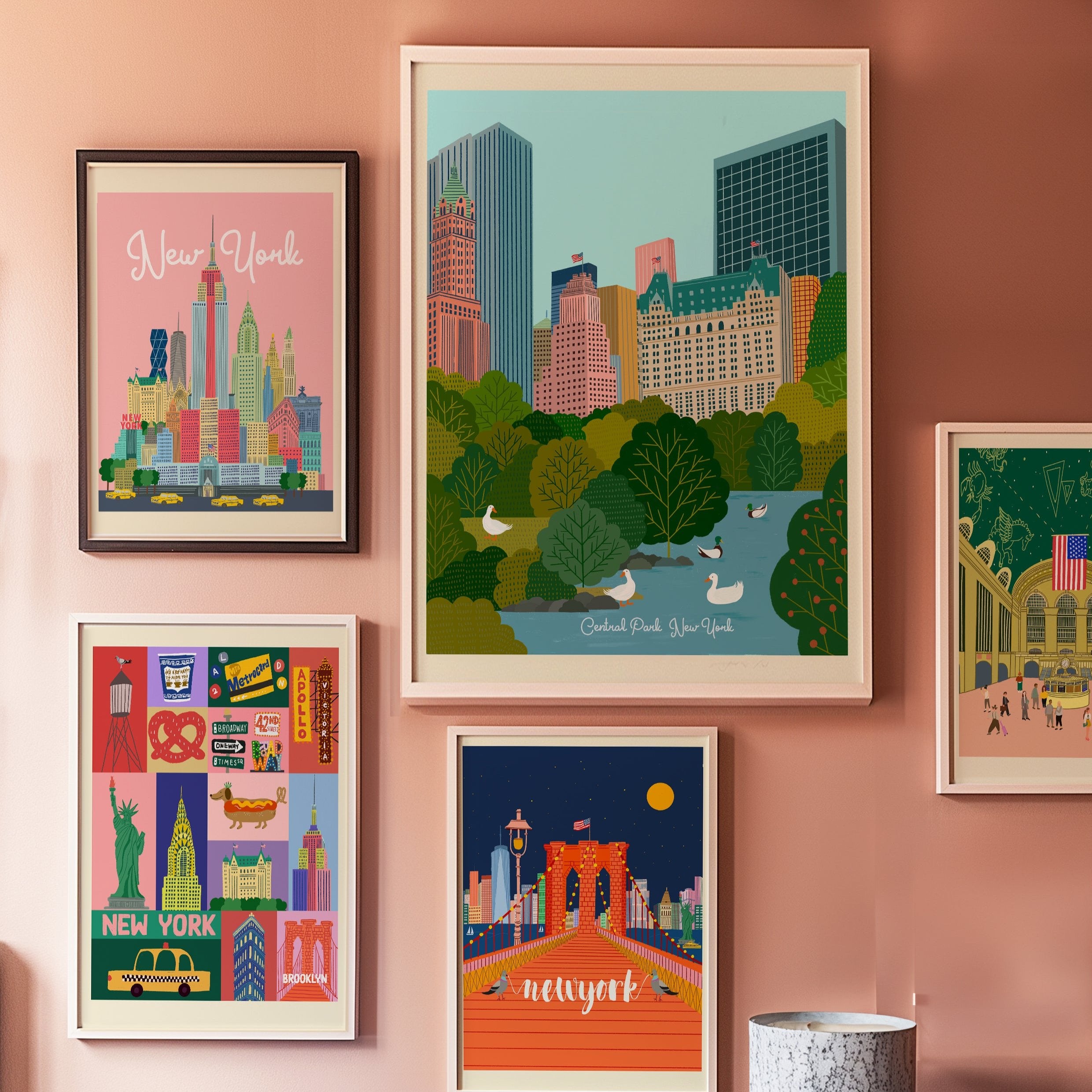NYC art print/New York illustration