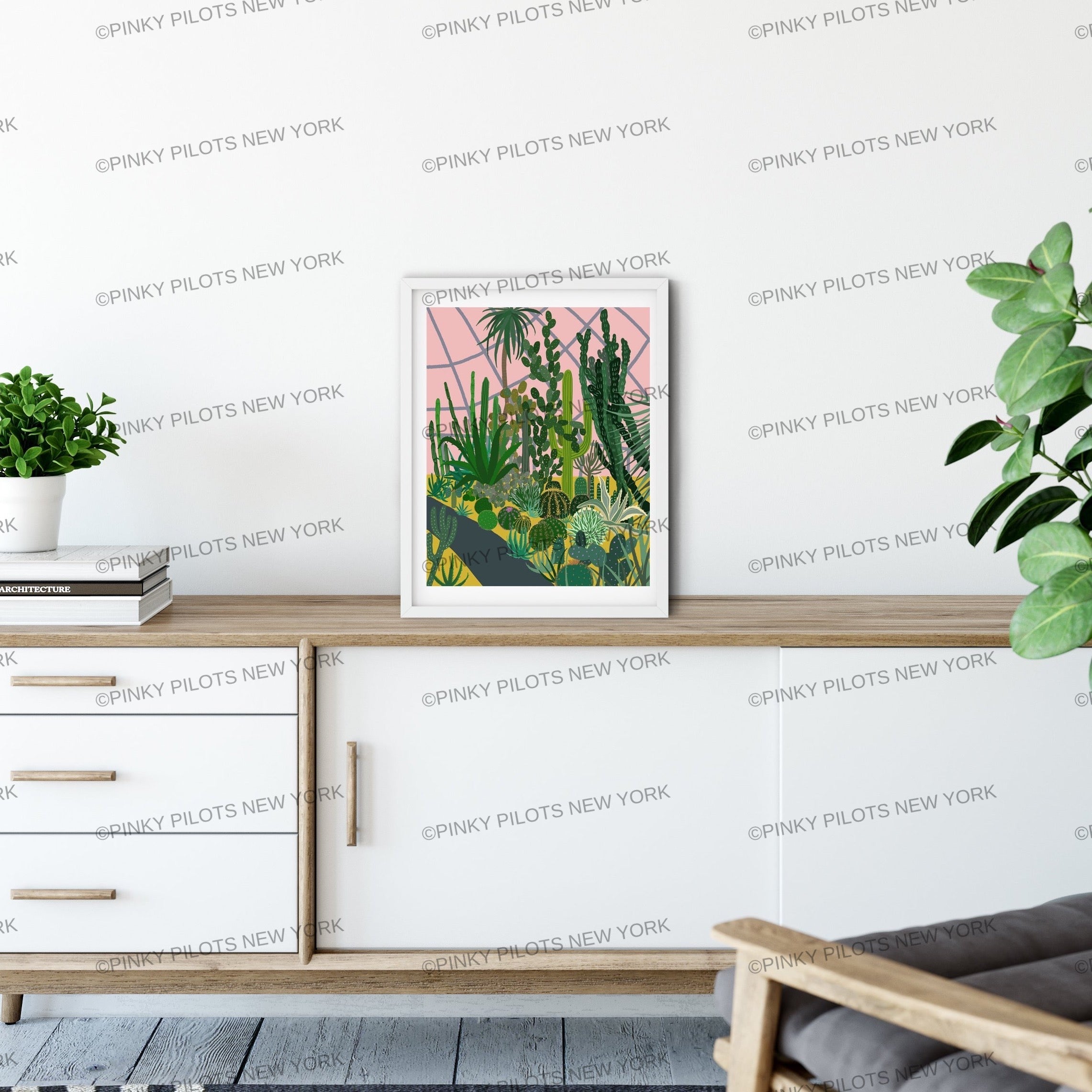 BRONX BOTANICAL GARDEN ART/Botanical garden NYC art print