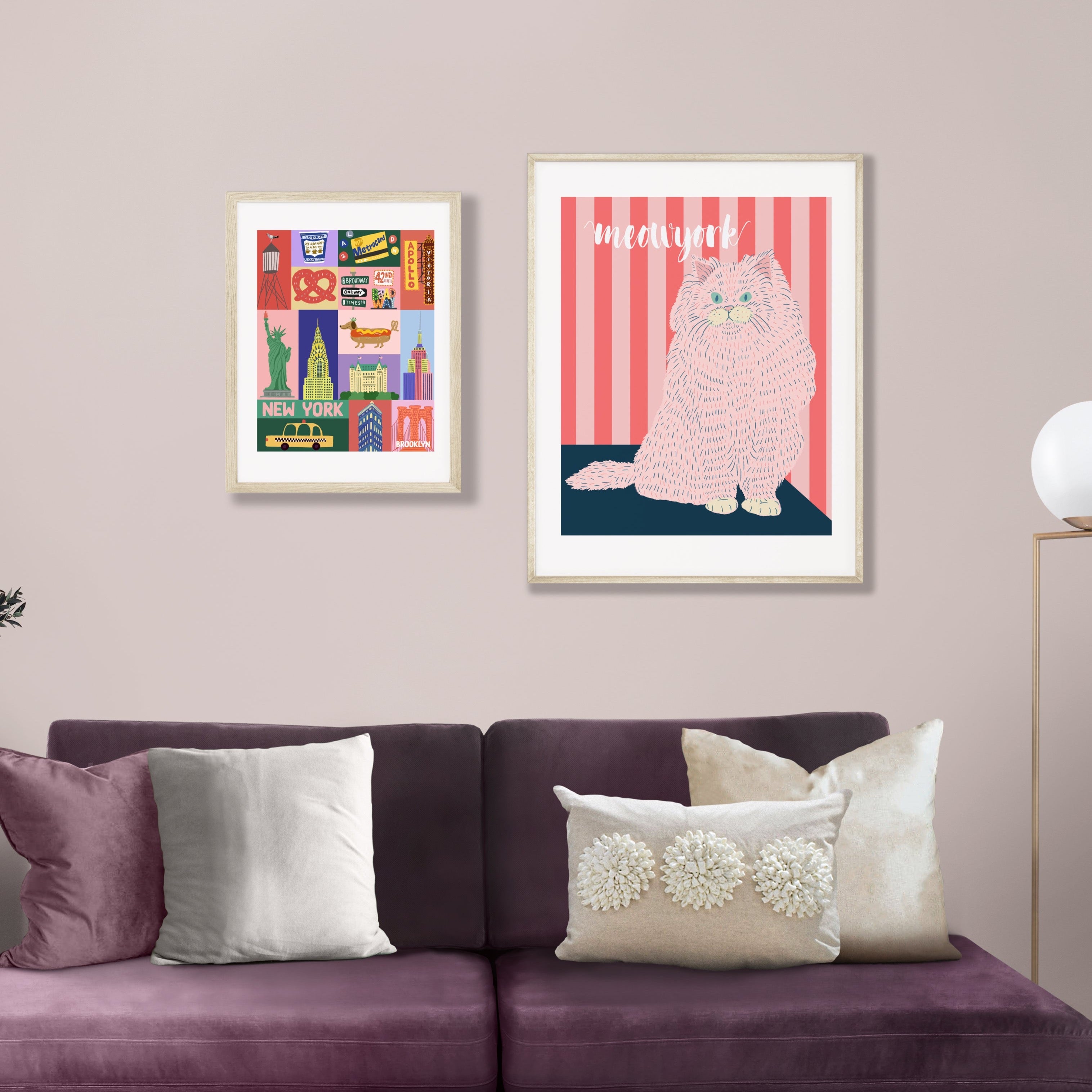 NYC art print/New York illustration /new york print wall art/art print New York