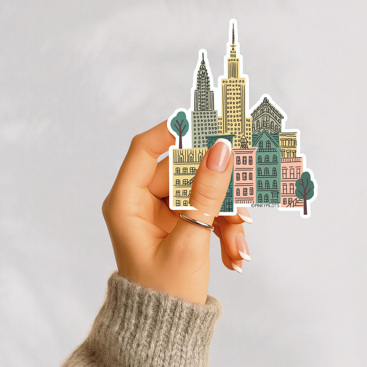NYC ICON  6-PACK STICKERS SET  A