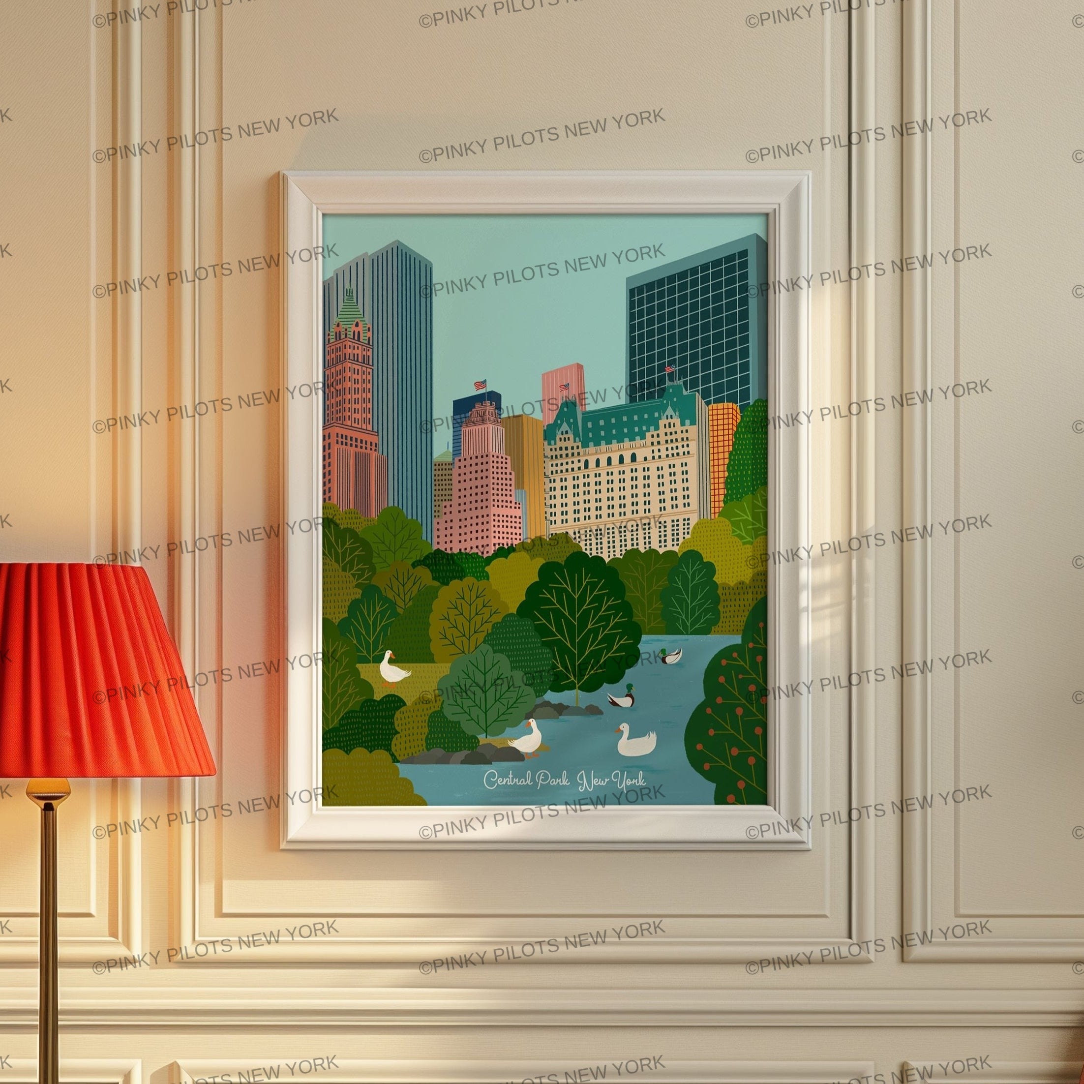 Central Park NYC Art Print/Central Park/NYC art print