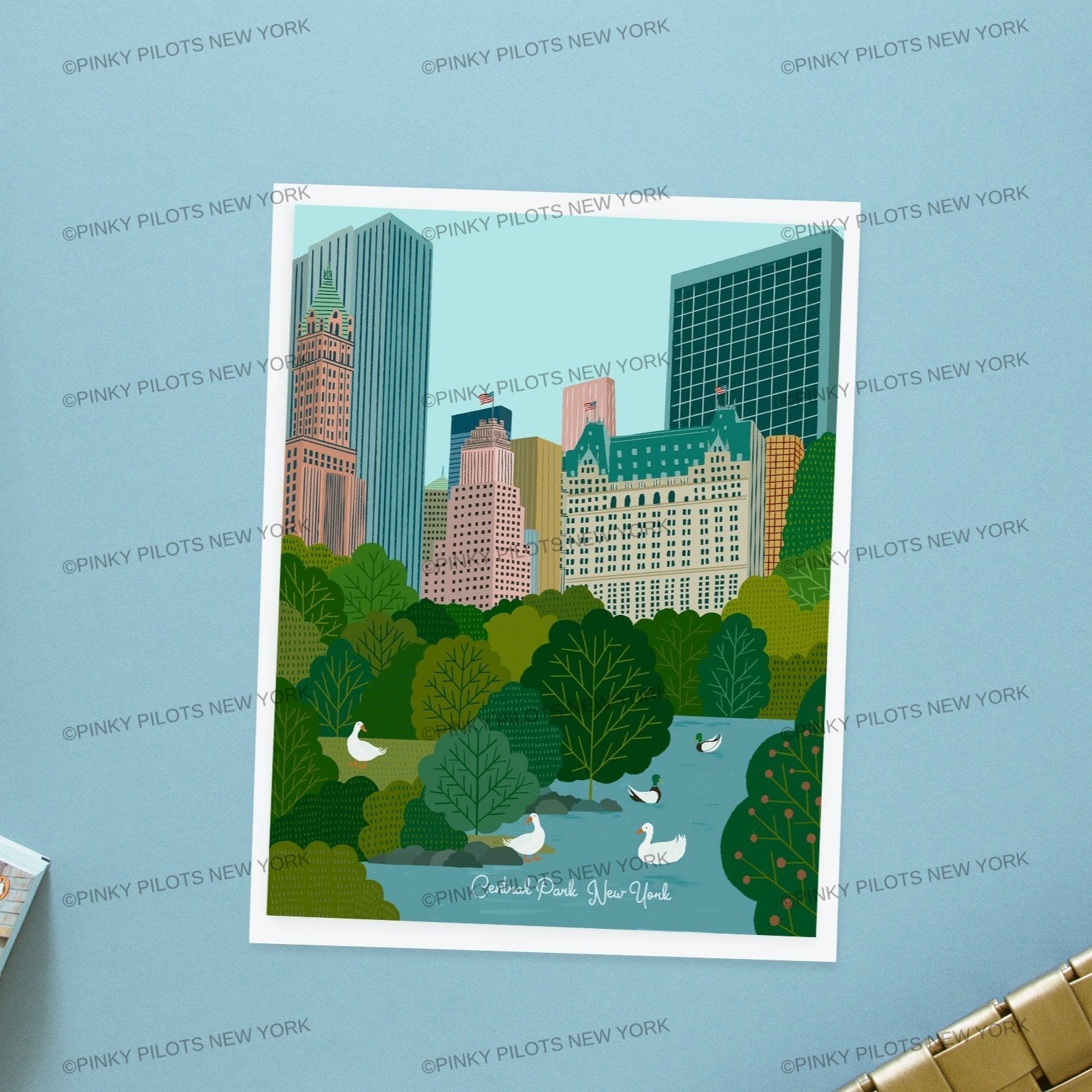 Central Park NYC Art Print/Central Park/NYC art print