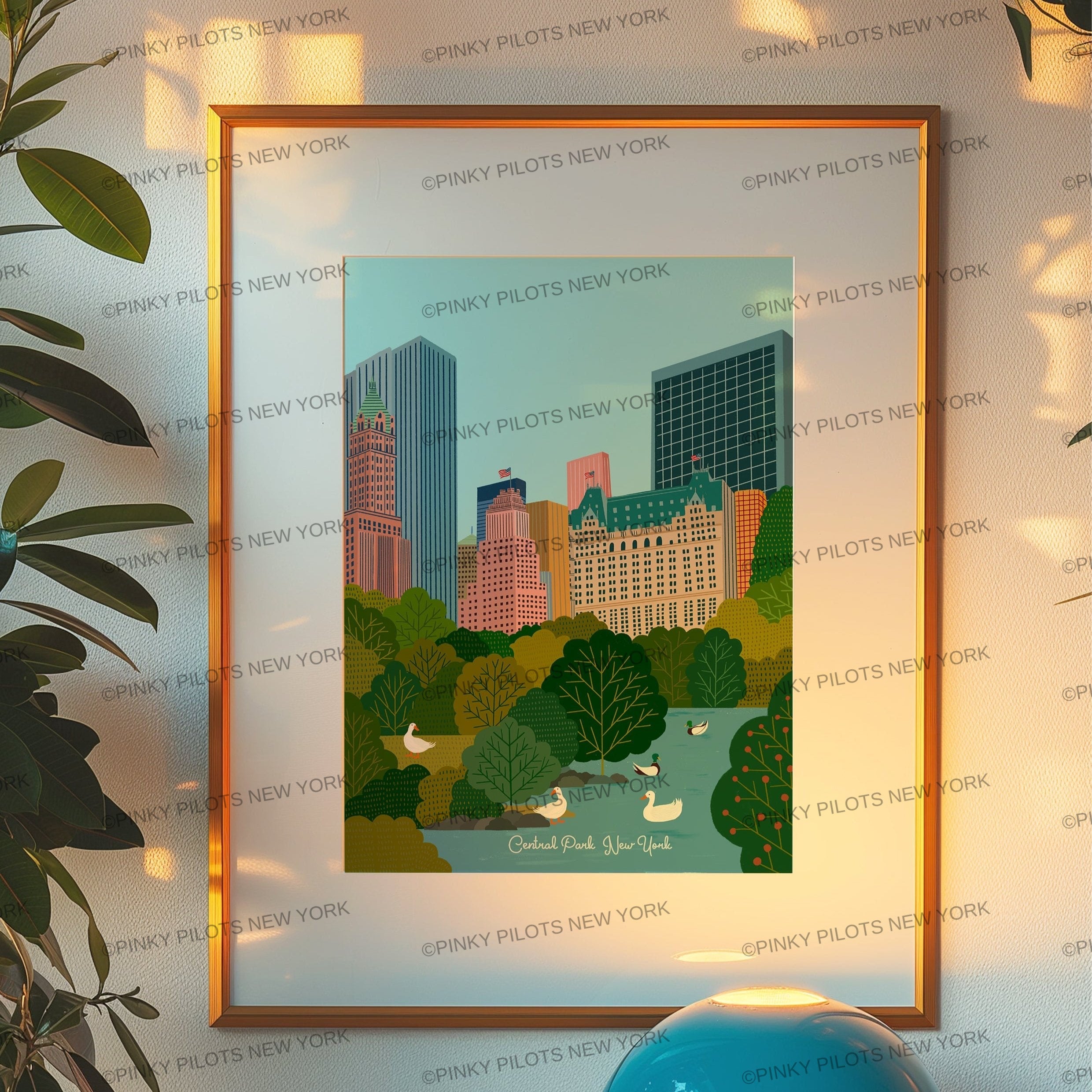 Central Park NYC Art Print/Central Park/NYC art print