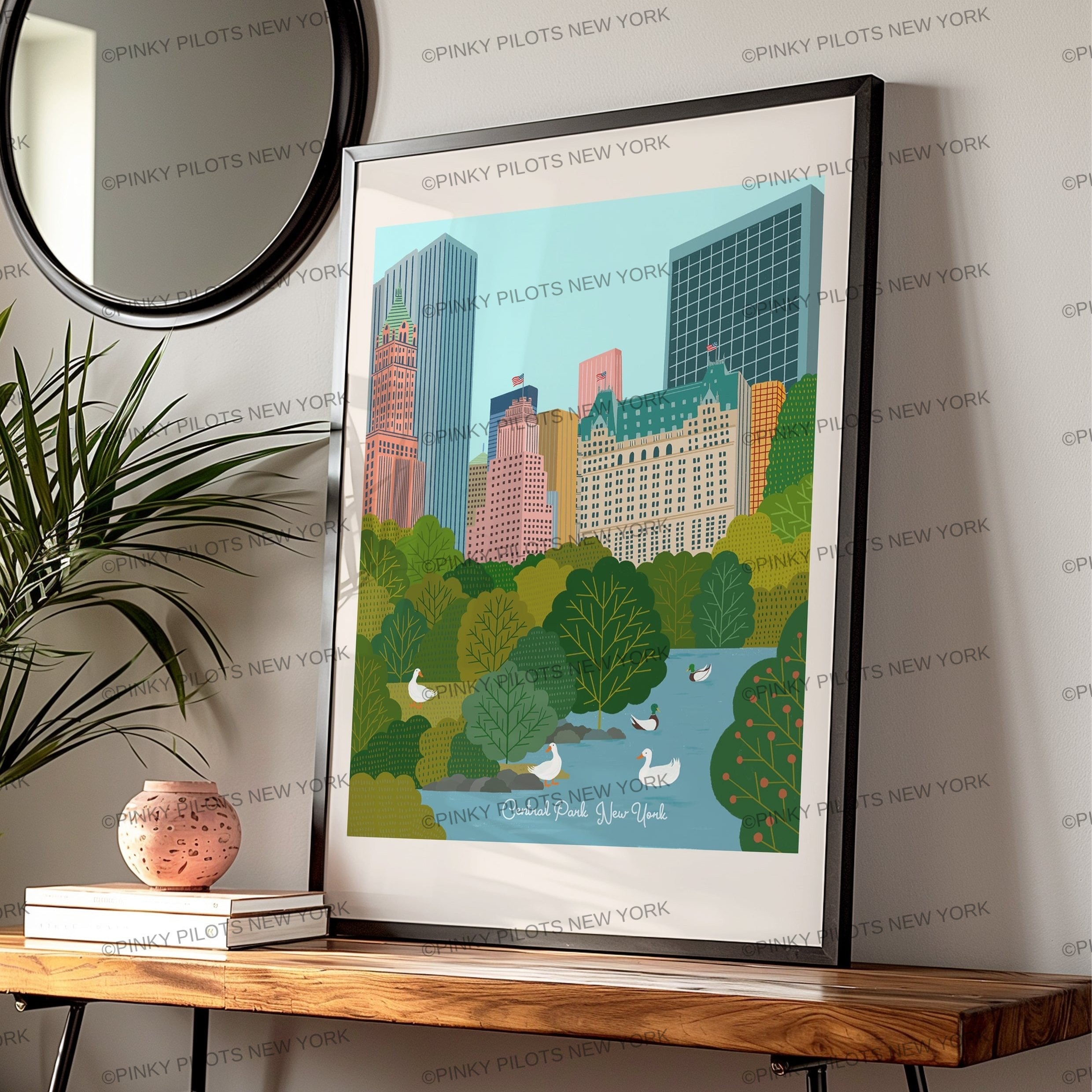 Central Park NYC Art Print/Central Park/NYC art print
