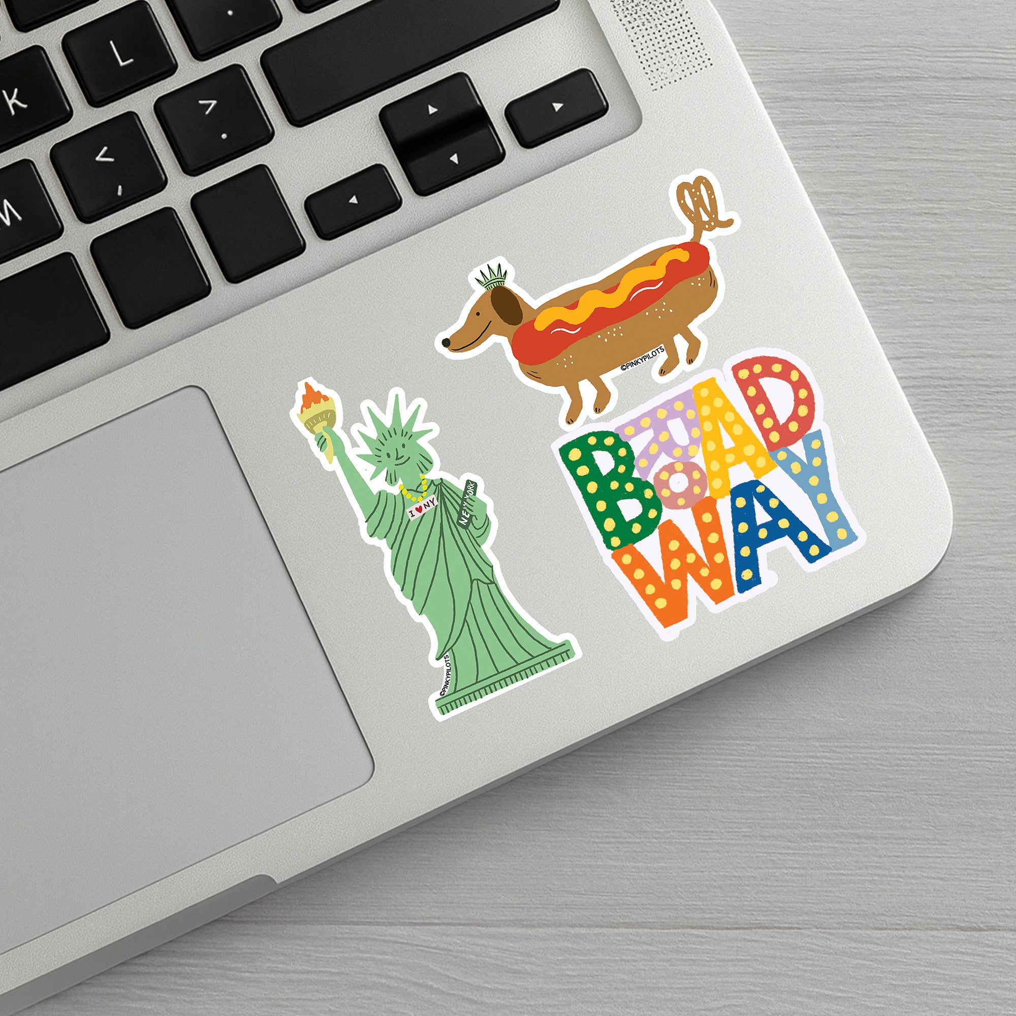 NYC ICON  6-PACK STICKERS SET  A