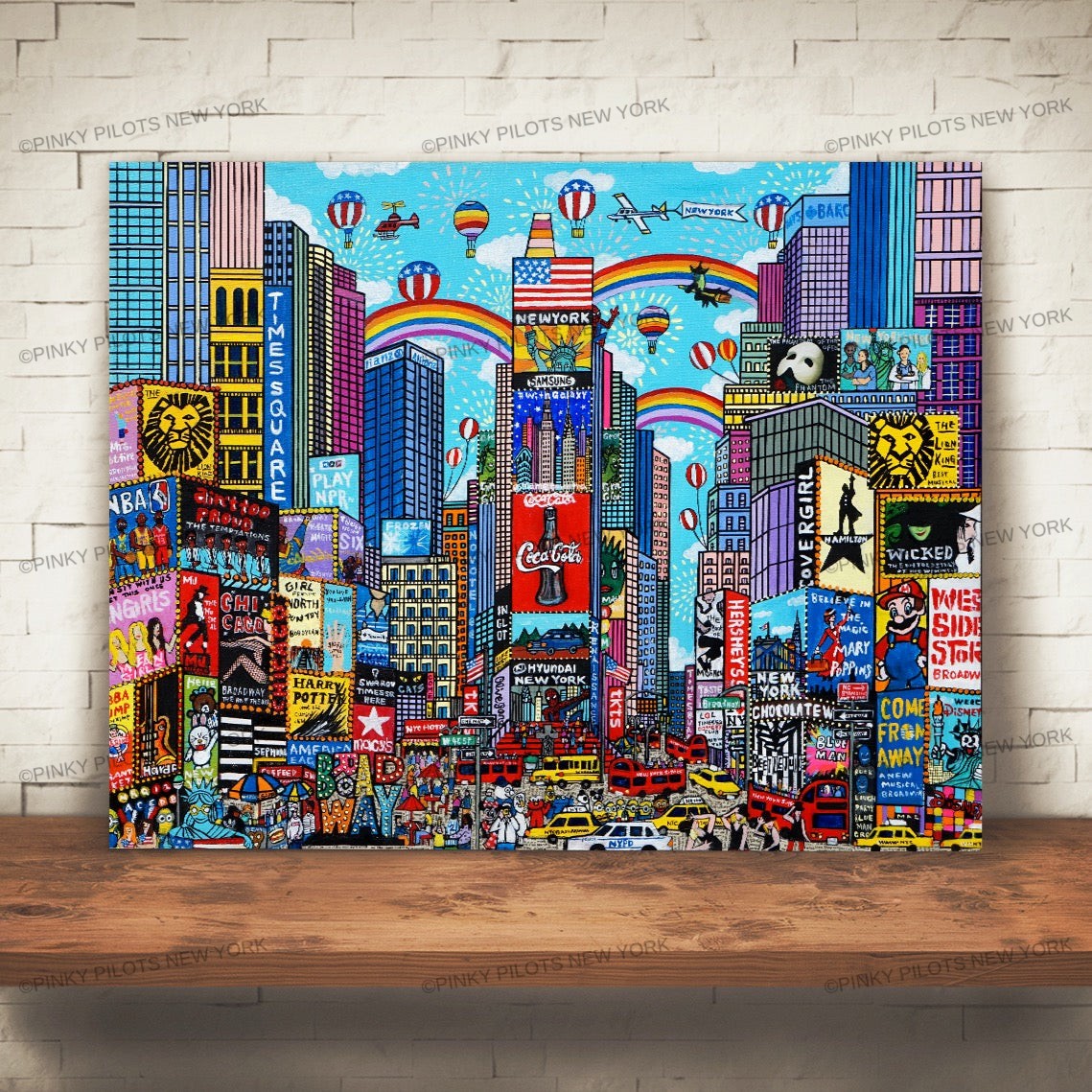 Times square New York "The outstanding city of lights''