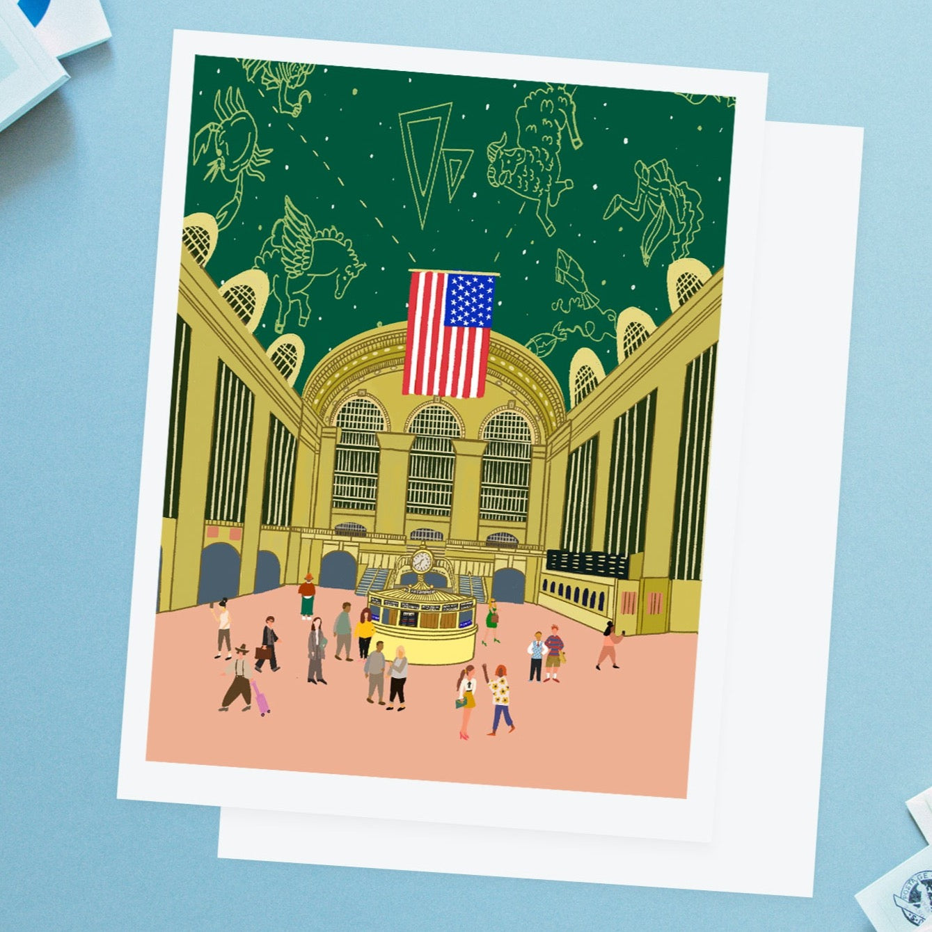 Grand Central Terminal/Grand Central Terminal Art Print /NYC art print/New York illustration /new york print wall art/art print New York