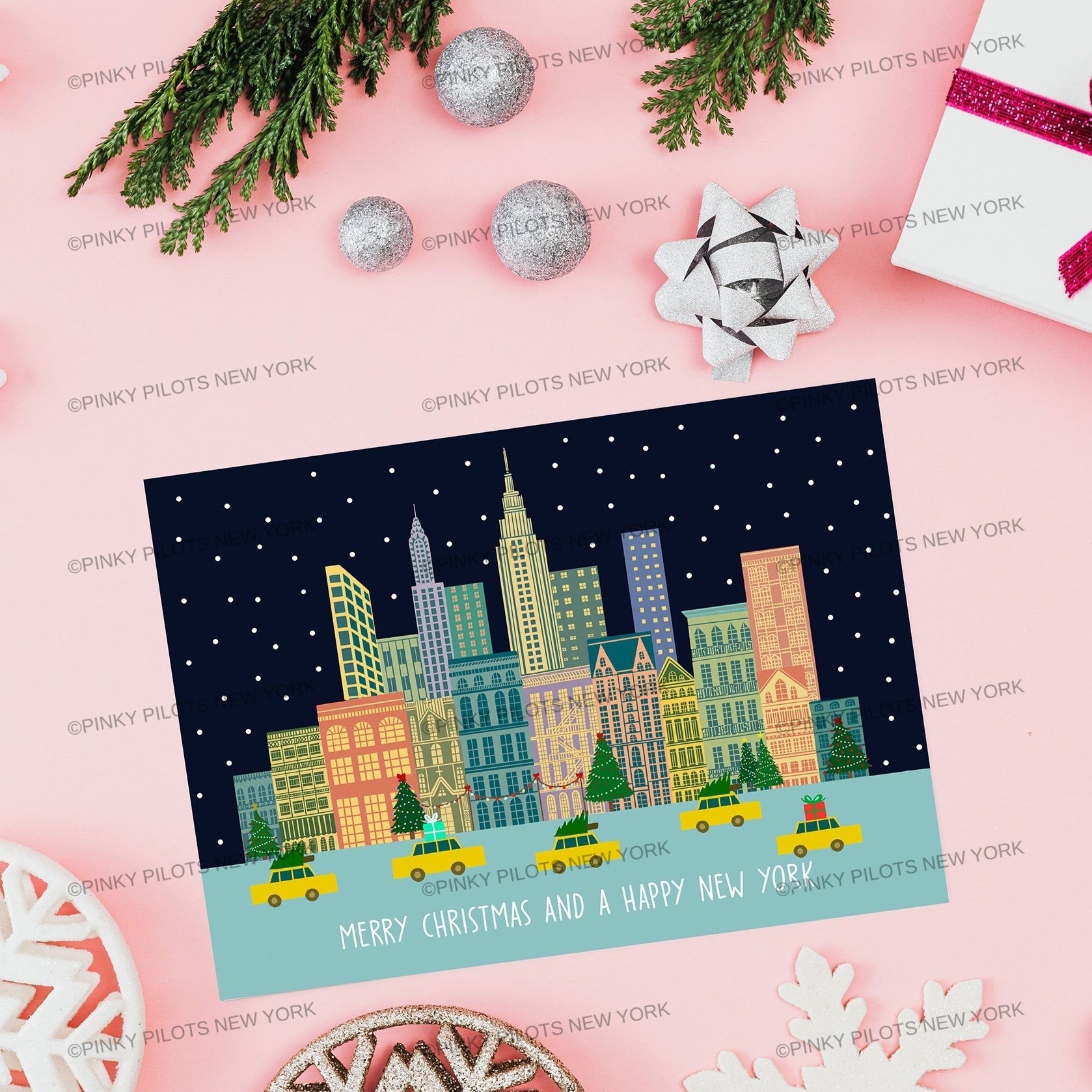 New York City Holiday card / Christmas card /New York Holiday card