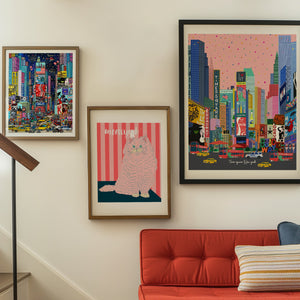 Times sq New York illustration