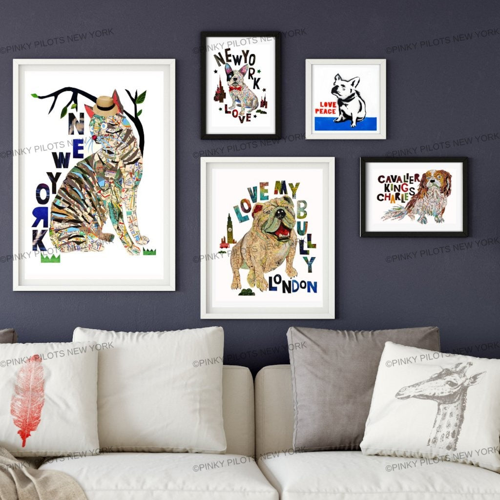 Map dog love Cavalier king Charles Spaniel