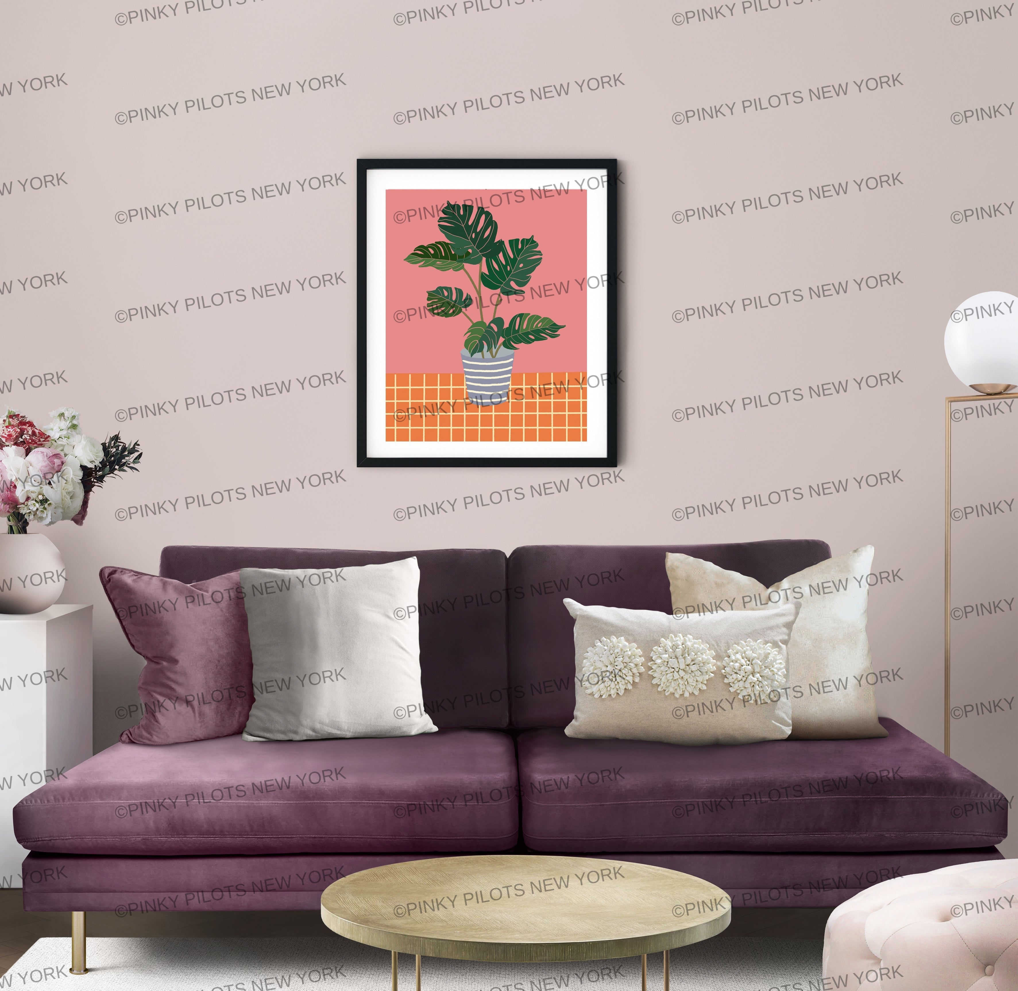 Monstera plant Art print/Monstera plants/plants print/Monstera art print