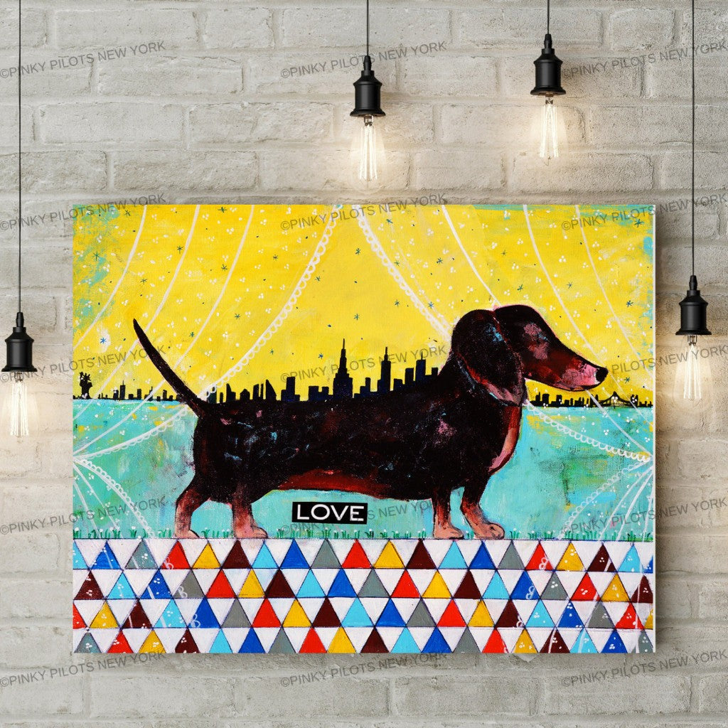 Ruby Tuesday/Dachshund Art