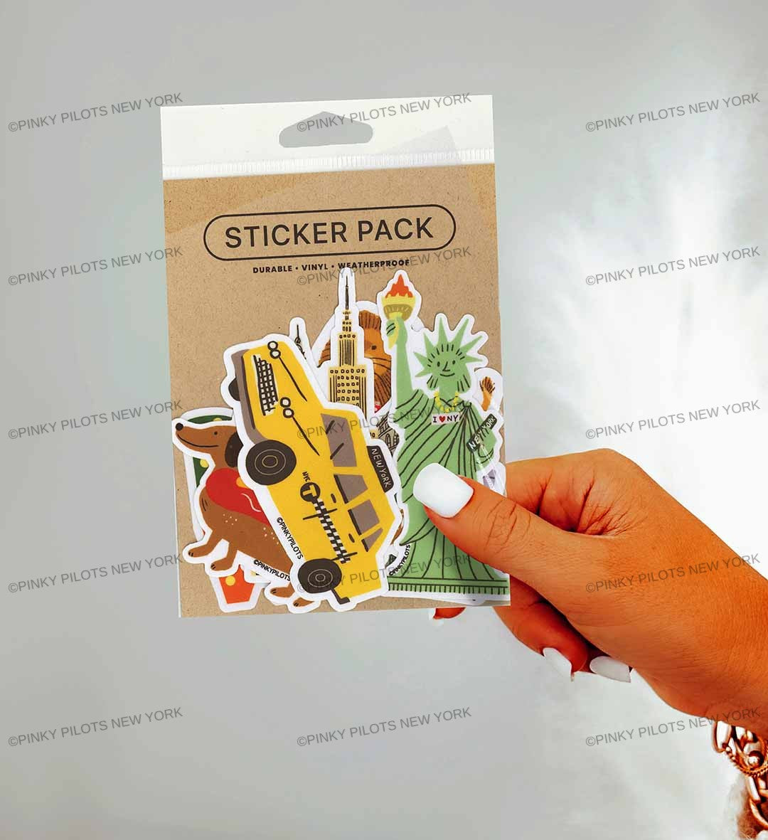 NYC ICON  6-PACK STICKERS SET  A