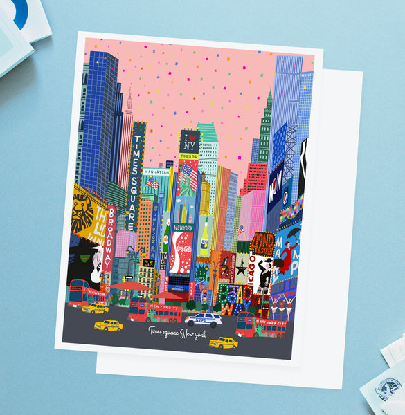 NEW YORK  by ROBINSON  ニューヨークイラスト集 New York, Line by Line: From Broadway to the Battery