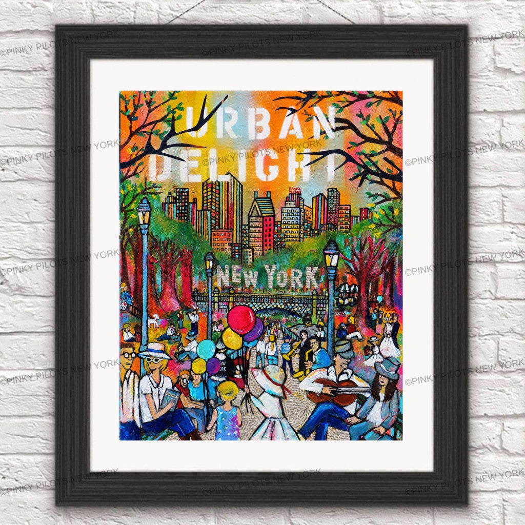 Urban delight /Central park New York