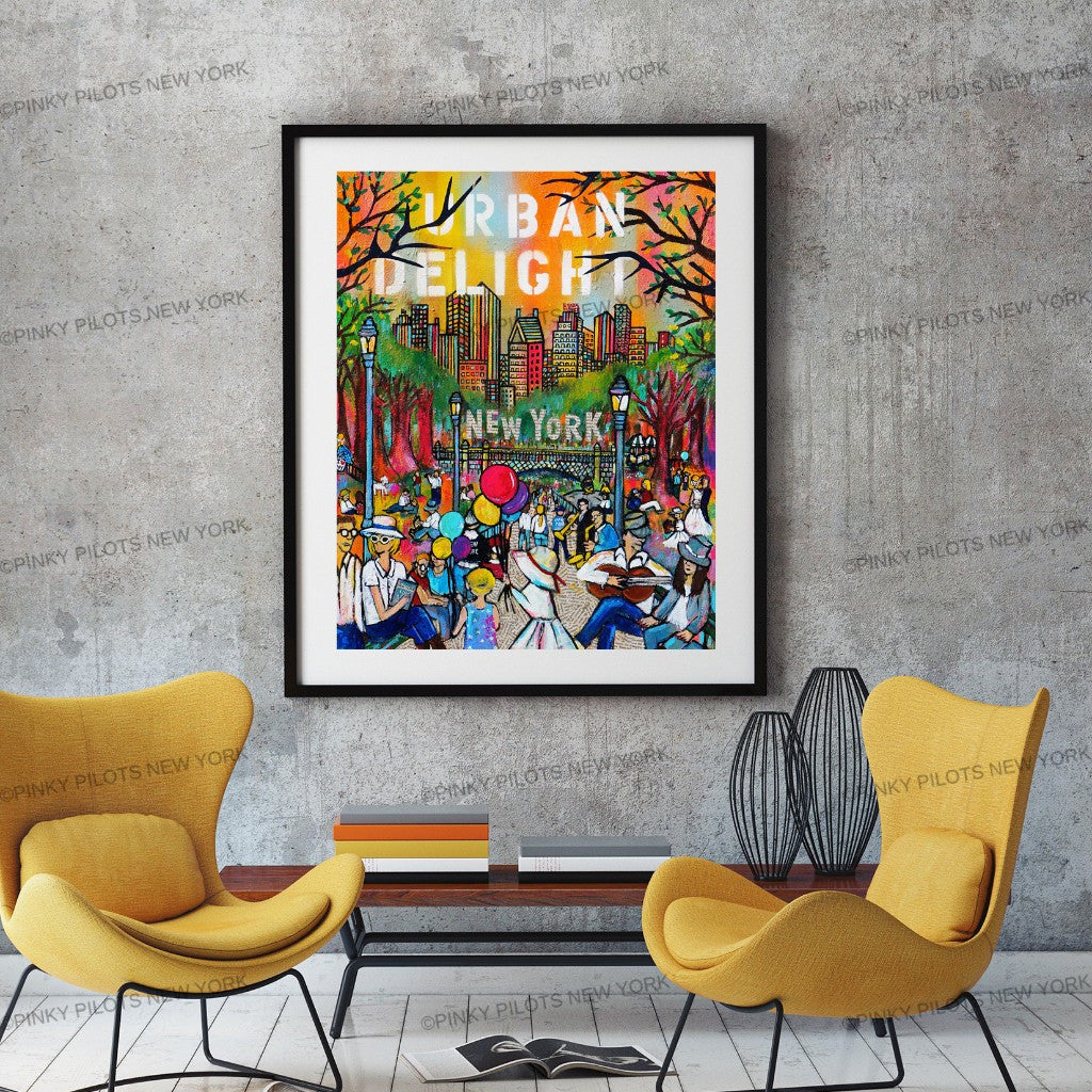 Urban delight /Central park New York