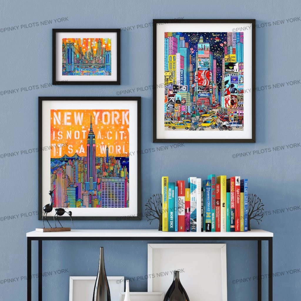 "New York is not a city it's a world /Empire State Building New York