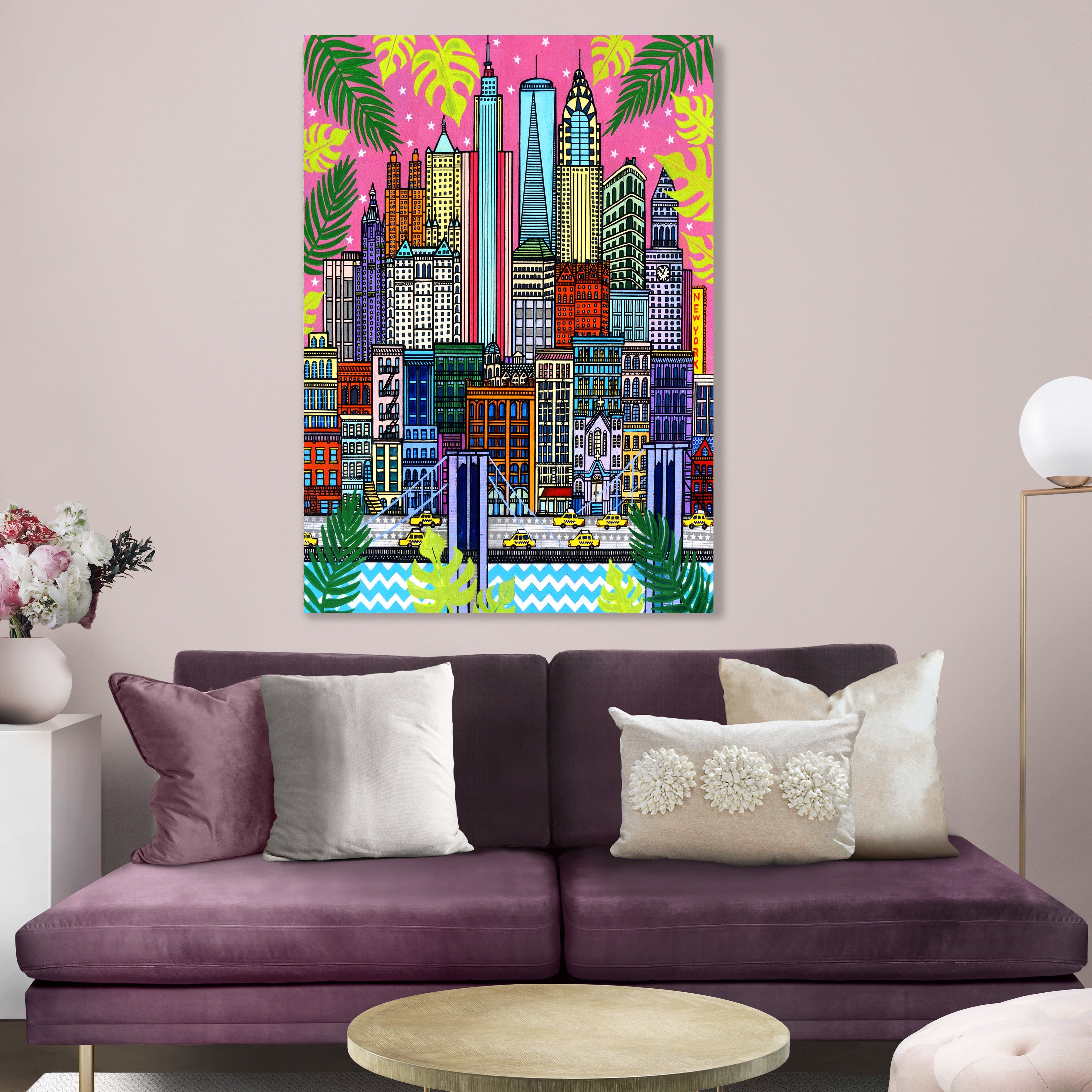 NEW YORK ART/A FLORESCENCE CITY " ORIGINAL