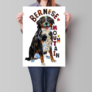 Map dog "BERNESE MOUNTAIN DOG"
