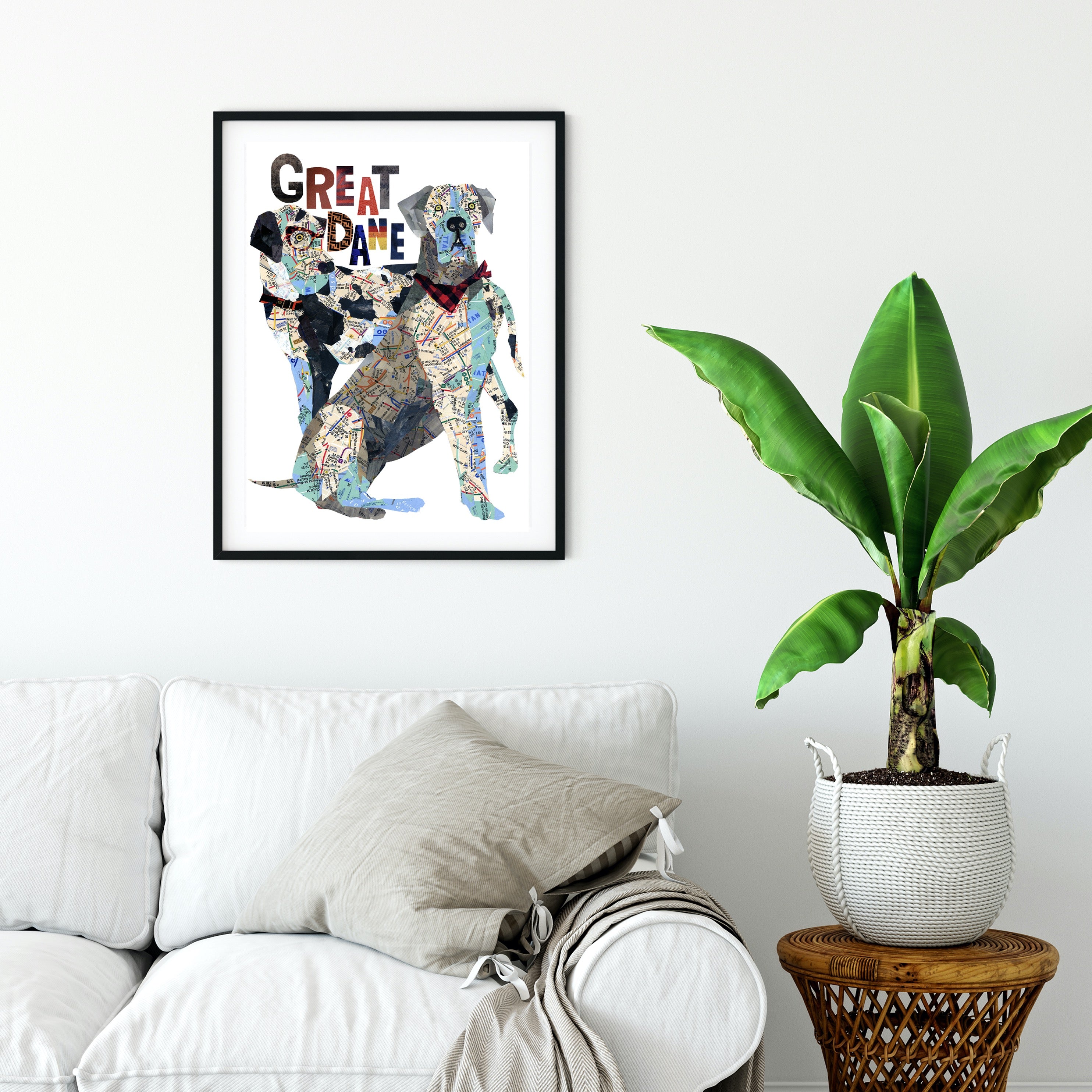 Map Dog "GREAT DANE"