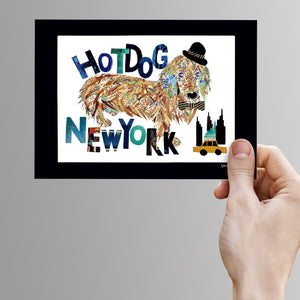 Map dog Love Hot dog