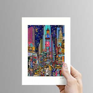 Happy New York/Times square New York