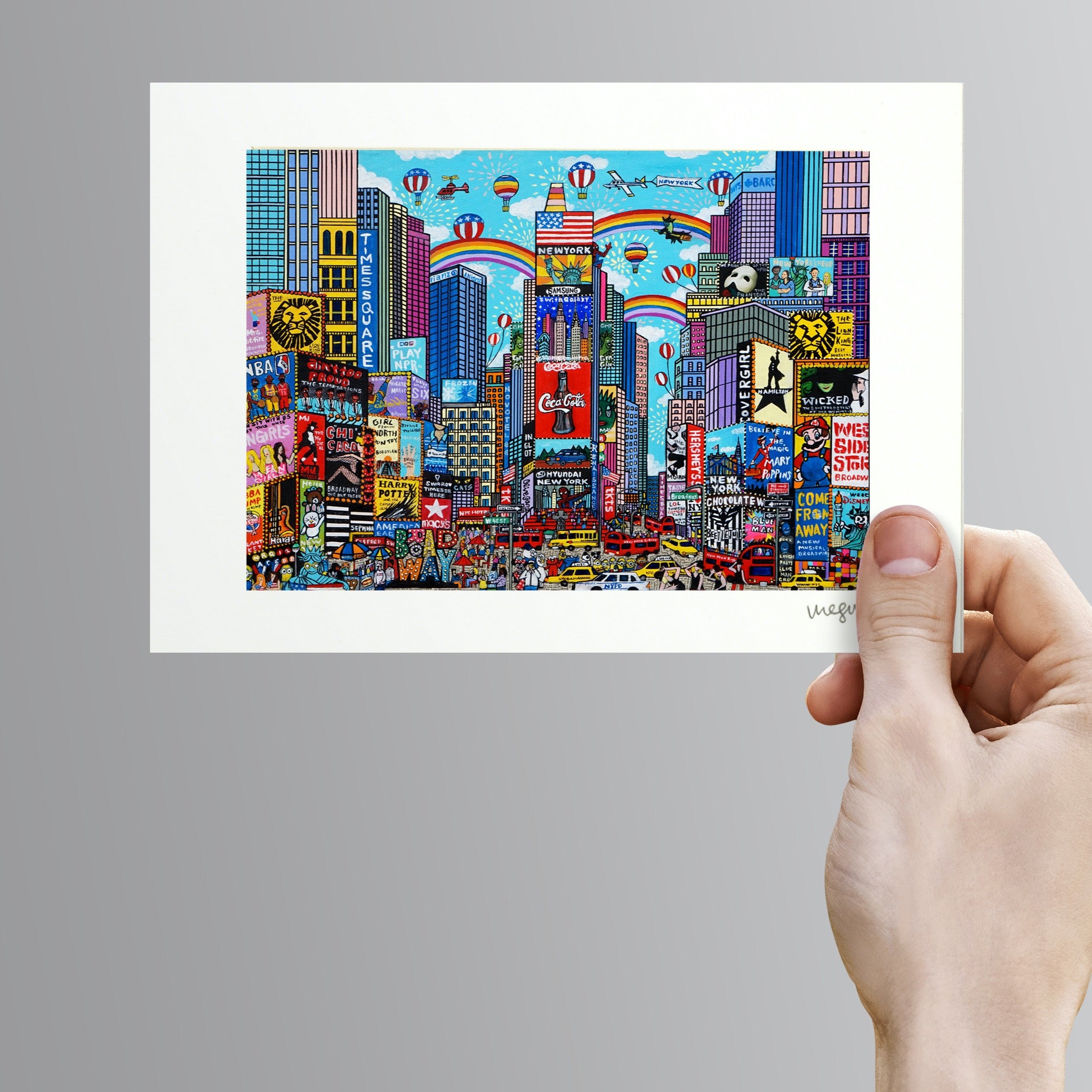 Times square New York "The outstanding city of lights''