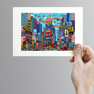 Times square New York "The outstanding city of lights''