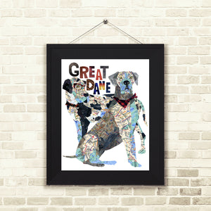 Map Dog "GREAT DANE"