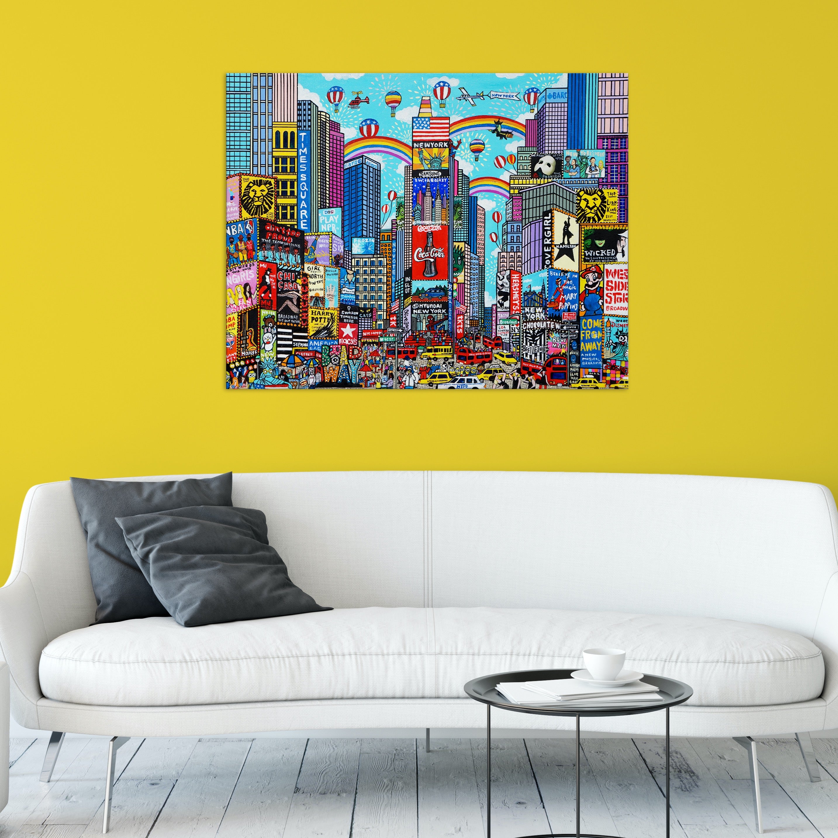 Times square New York "The outstanding city of lights''